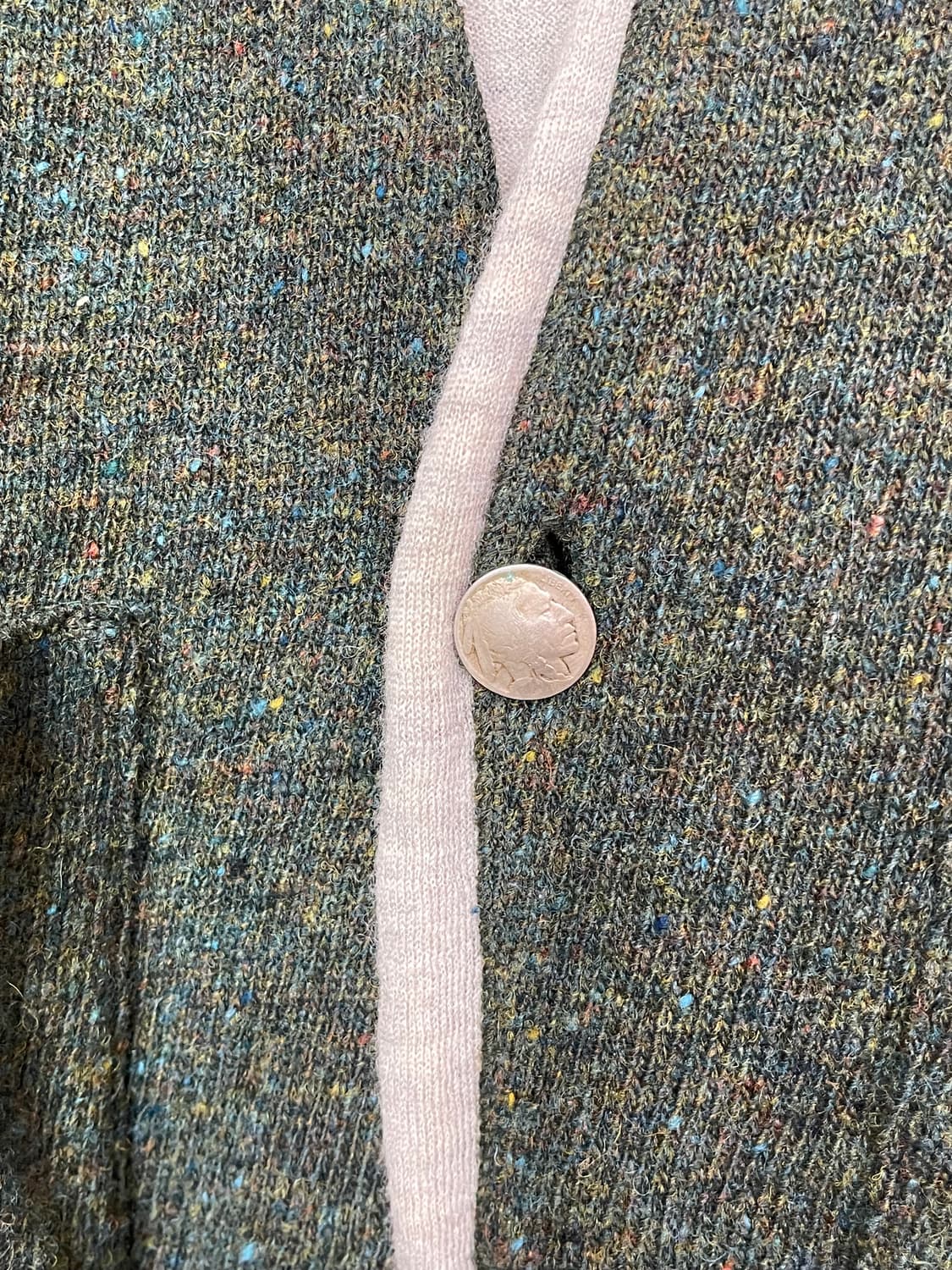 REMI RELIEF Concho Layered Wool Cardigan 상품이미지7