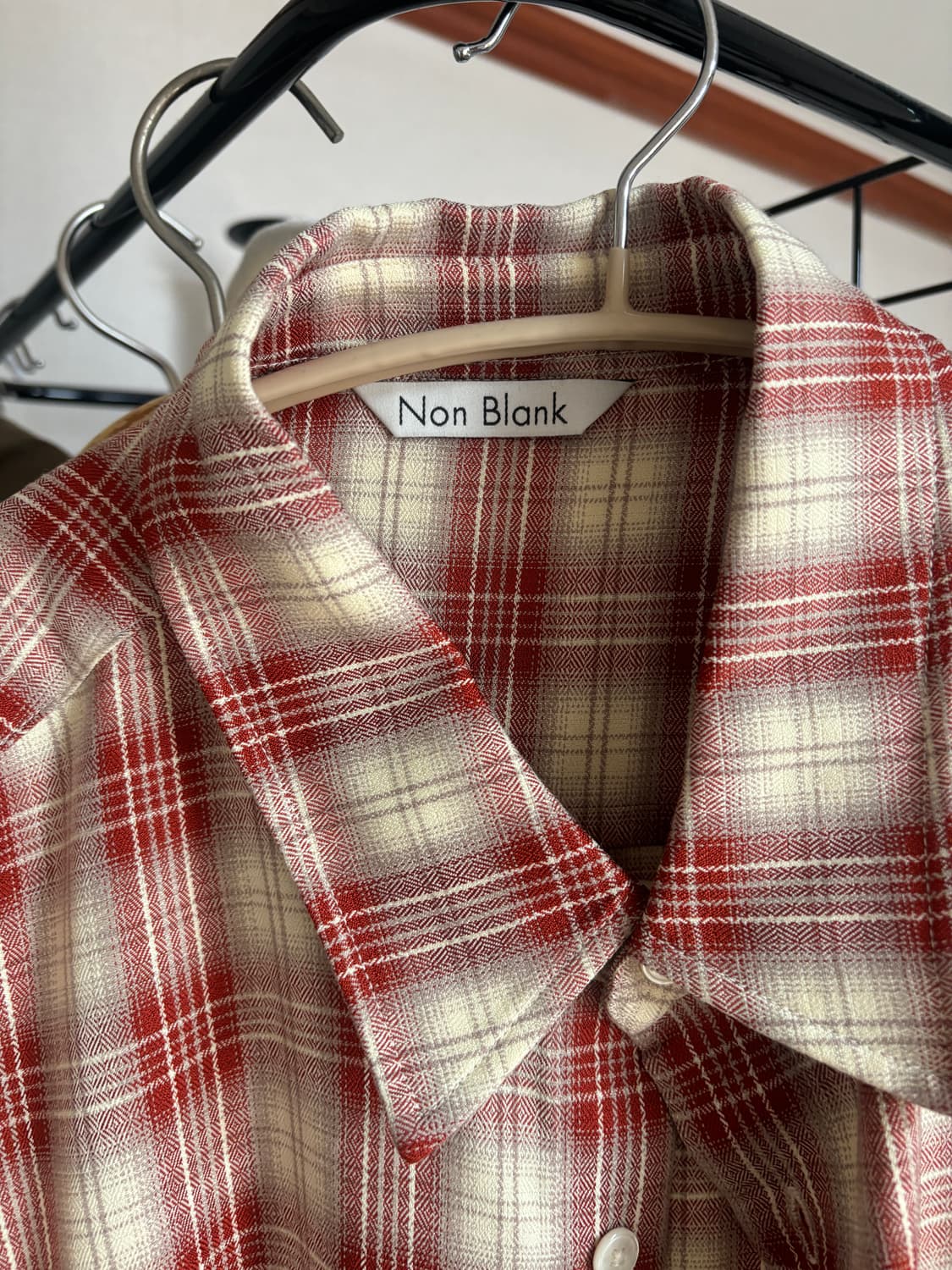 넌블랭크 체크셔츠 상품이미지2