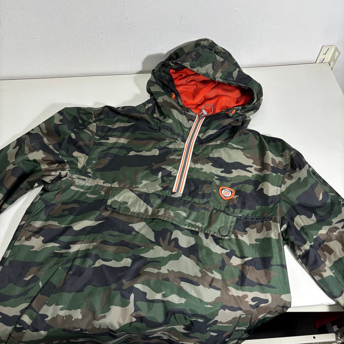 S 슈퍼드라이 카모블라쥬 아노락 후드바막 상품이미지2