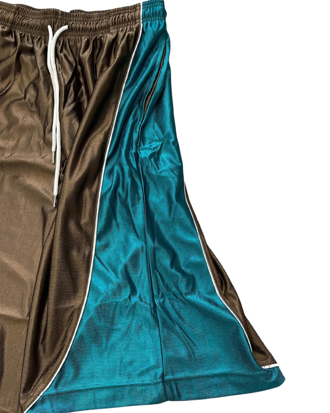 빈센트 보일리-샤틀랭 배기 볼 쇼츠 브라운 & 틸 상품이미지8