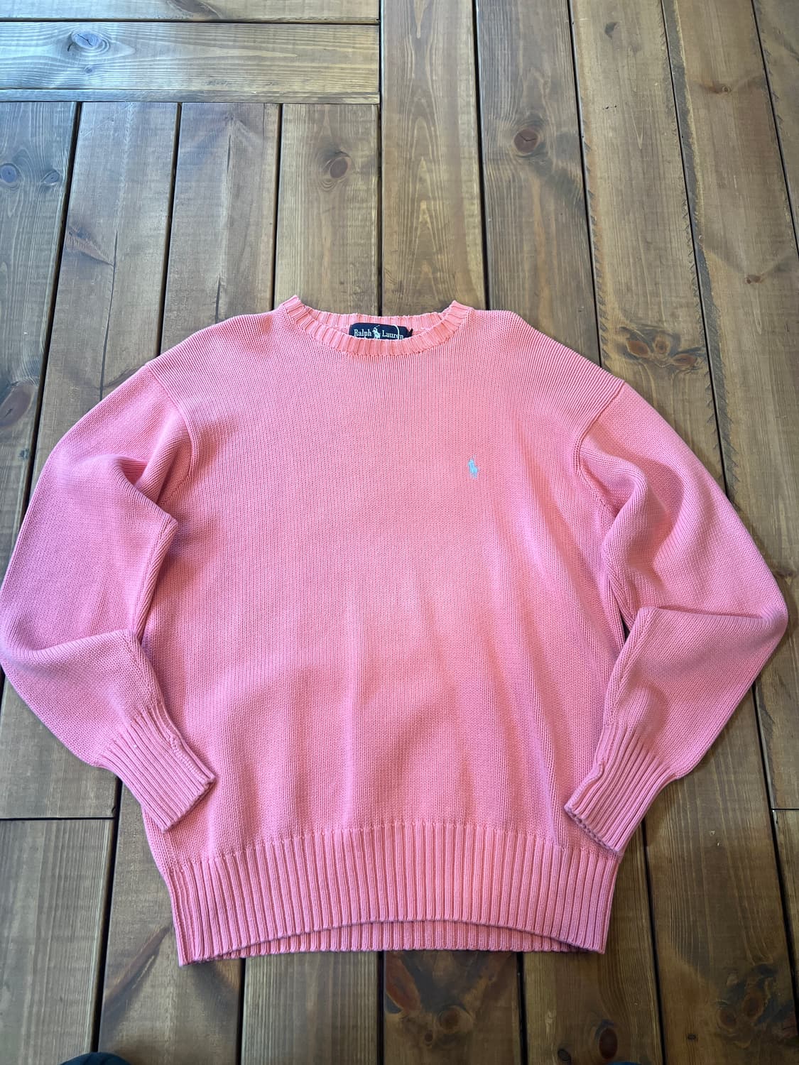 폴로 핑크 니트 상품이미지6