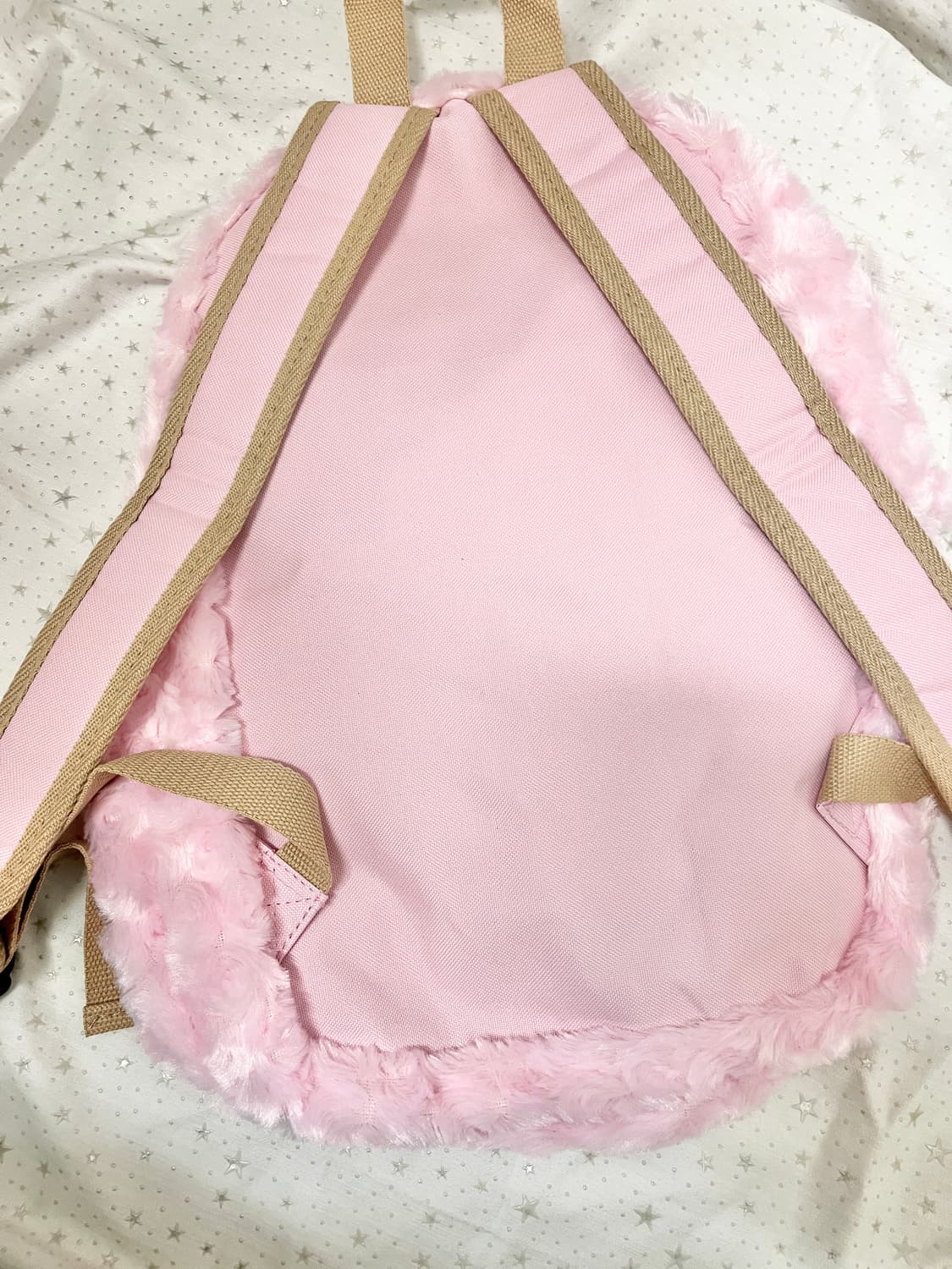 푸들같은 털 백팩 - 🍓핑크 상품이미지5