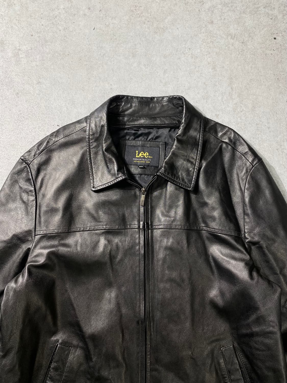 [105] 90s Lee 양가죽 싱글 레더 자켓 상품이미지2