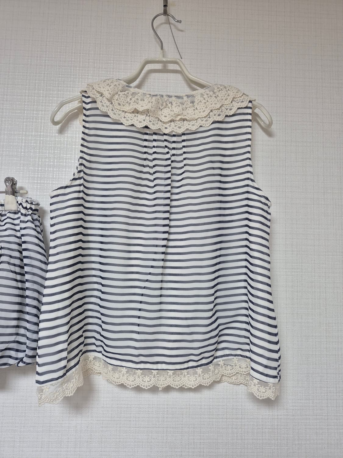 리즈리사 수선템 블루 스트라이프 셋업 상품이미지6