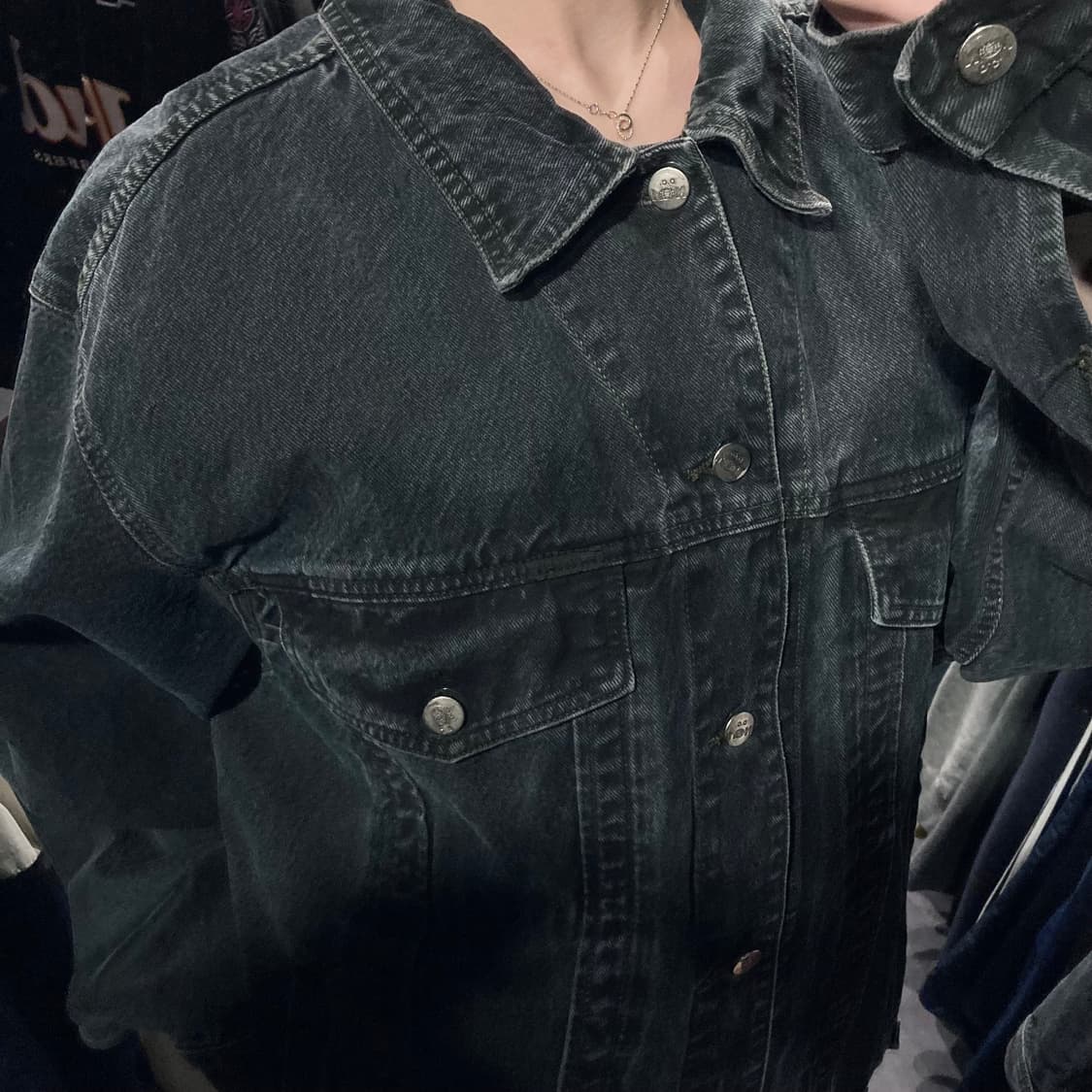 [IM] vtg 흑청 데님 자켓 상품이미지5