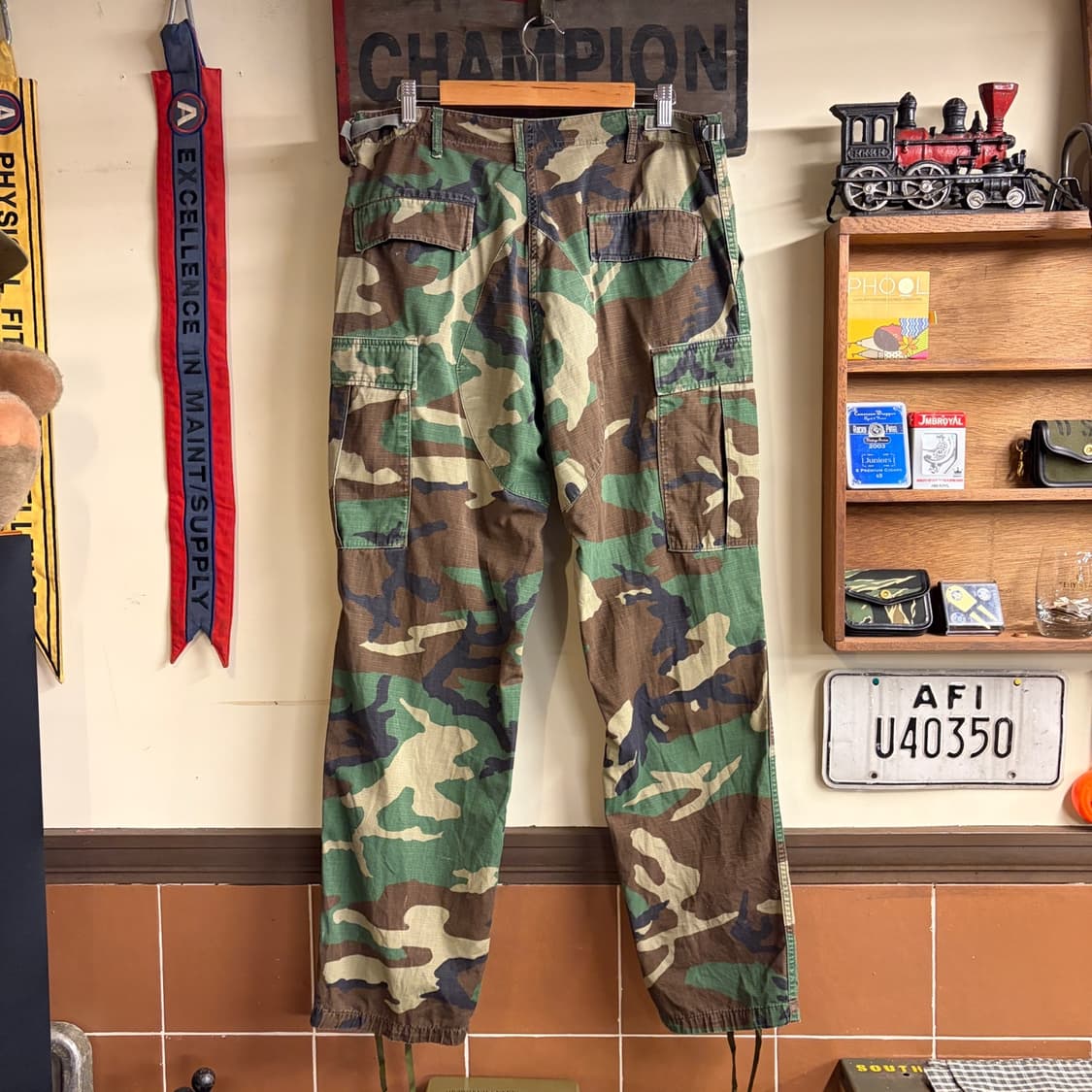 US Woodland BDU Pants M-L Size 260505-4 상품이미지6