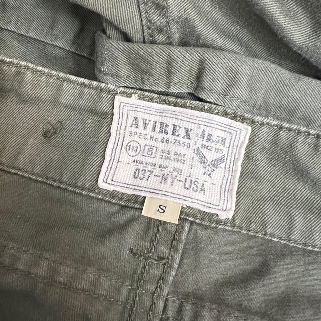 AVIREX 아비렉스 몽키 카고 팬츠 바지 S 상품이미지4