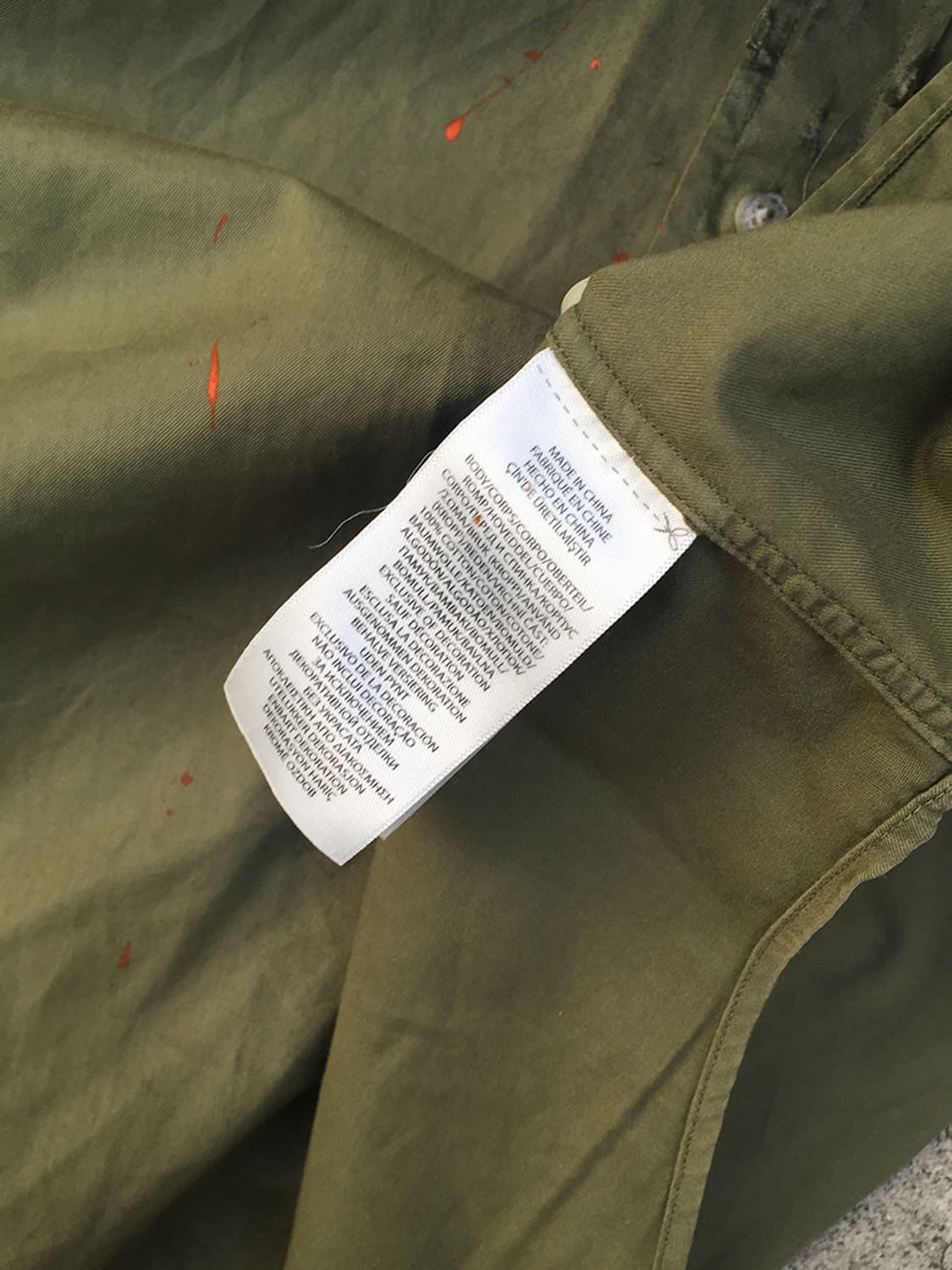 POLO RALPH LAUREN PAINT SPLASH SHIRT 상품이미지10