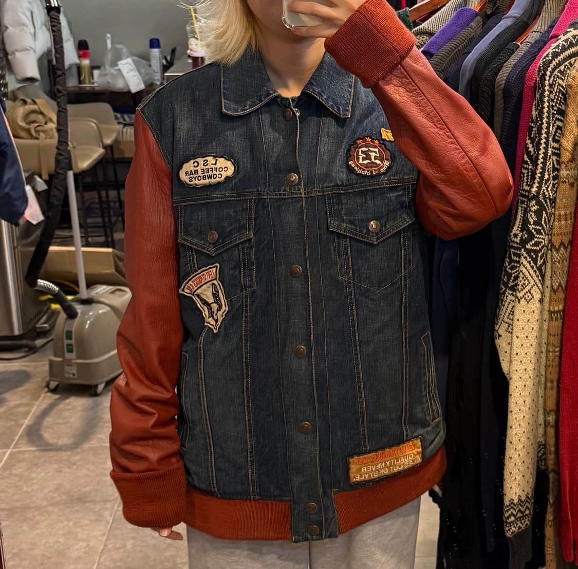 [NO.9] Levi’s 소가죽 데님 자켓 상품이미지1