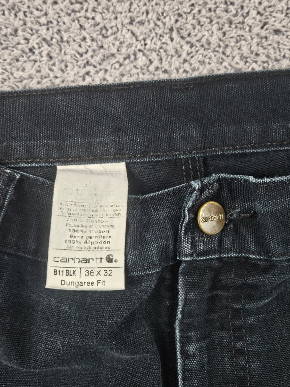 칼하트 리페어 덕캔버스 카펜터 워크 팬츠 ( 36X32 ) / 11310 상품이미지7