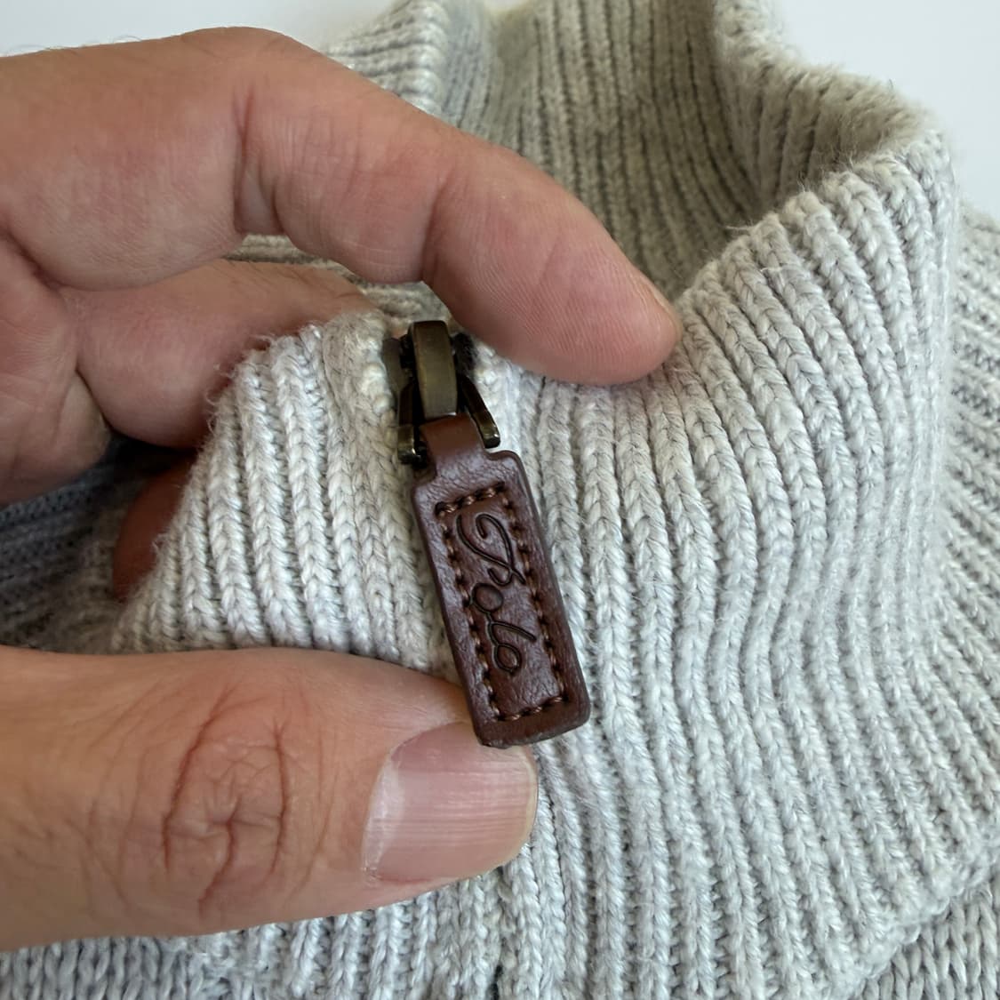 Polo 폴로 랄프로렌 신형 라이트 맬란지 케이블 쿼터집업 니트 상품이미지5