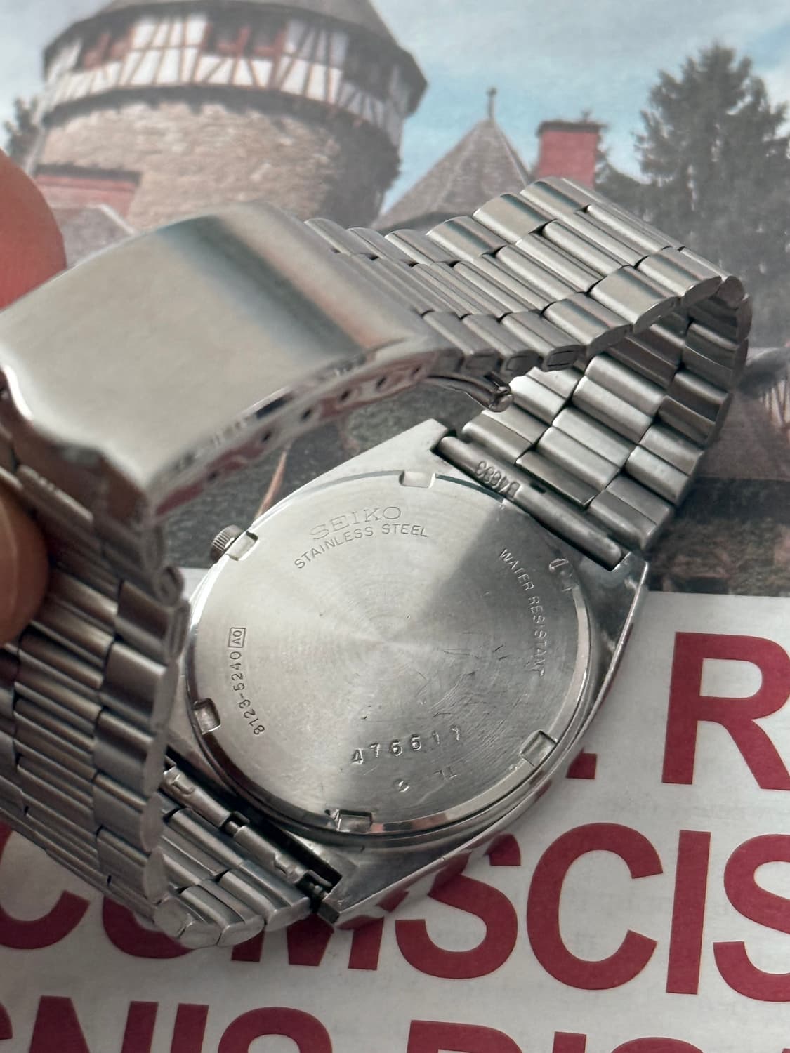  세이코 Seiko Chronos 스퀘어 데이 데이트 상품이미지3