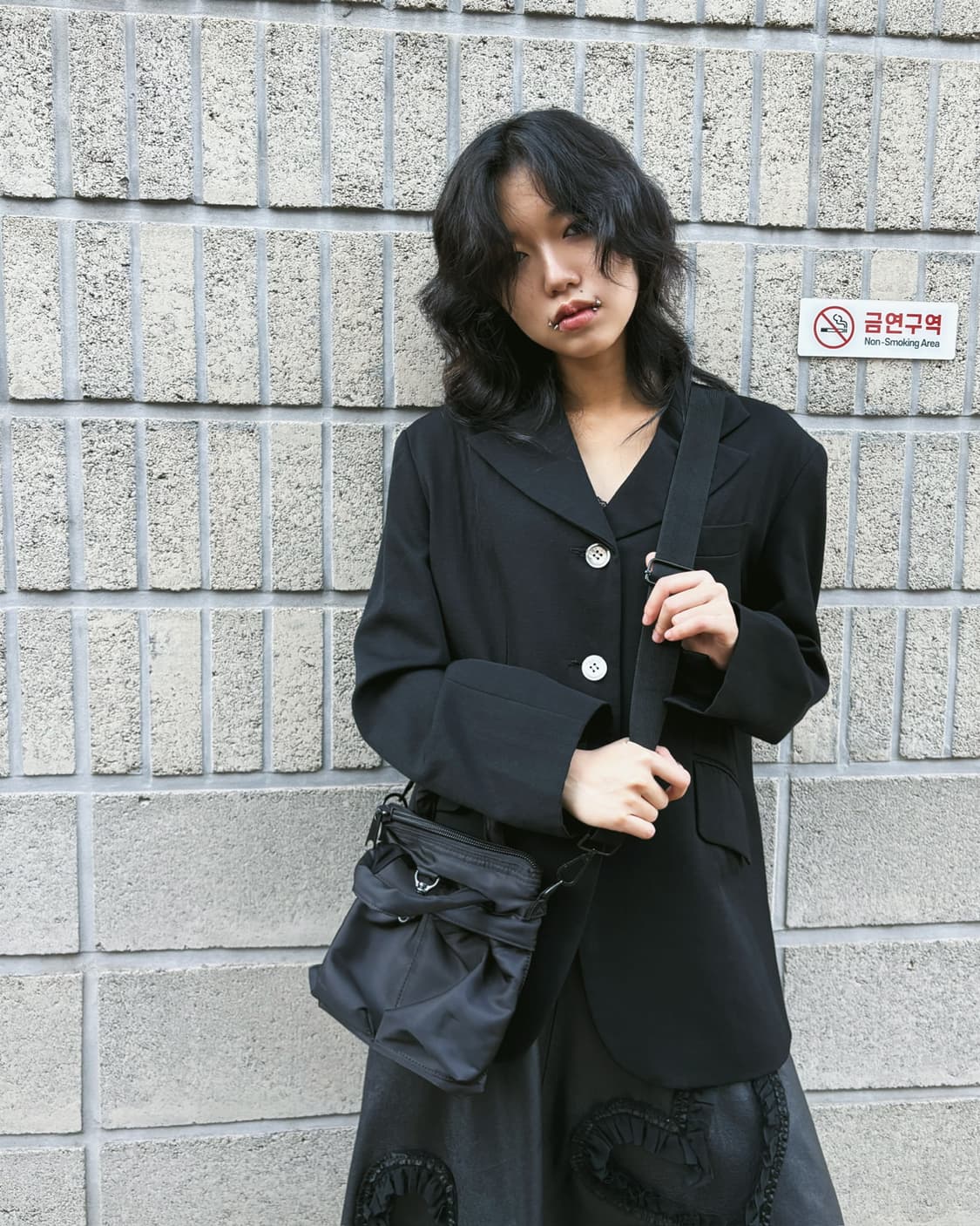 요지 야마모토 그라운드 와이 미니 크로스백 상품이미지4