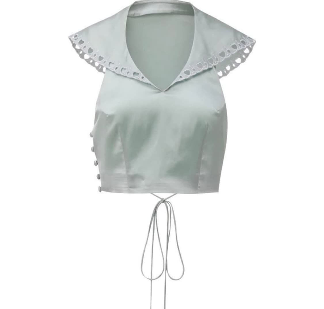 노드레스 nodress 세일러 민트탑 나시 상품이미지1