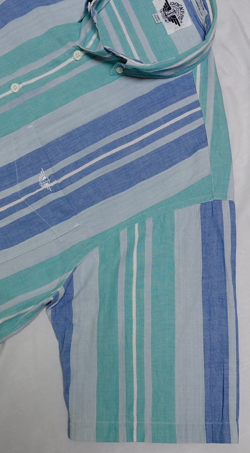 [M] 90s Dockers by 리바이스 라인 멀티 스트라이프 셔츠 상품이미지3