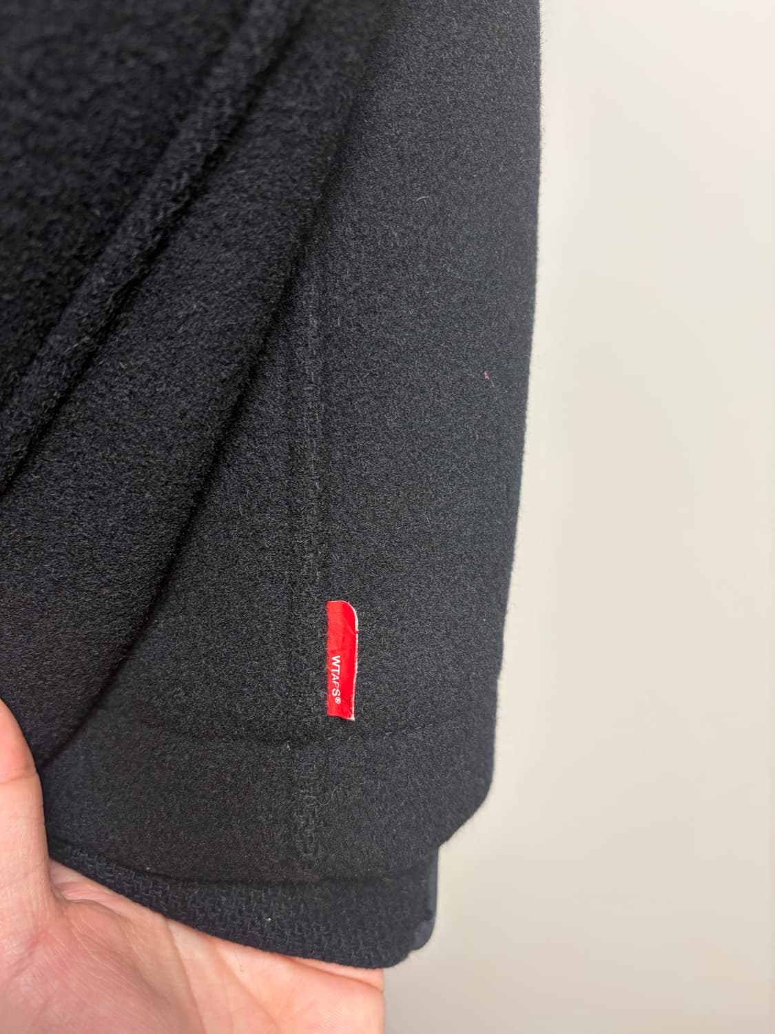 재팬메이드) 더블탭스 은장 피코트 블랙 L 100-103 상품이미지7