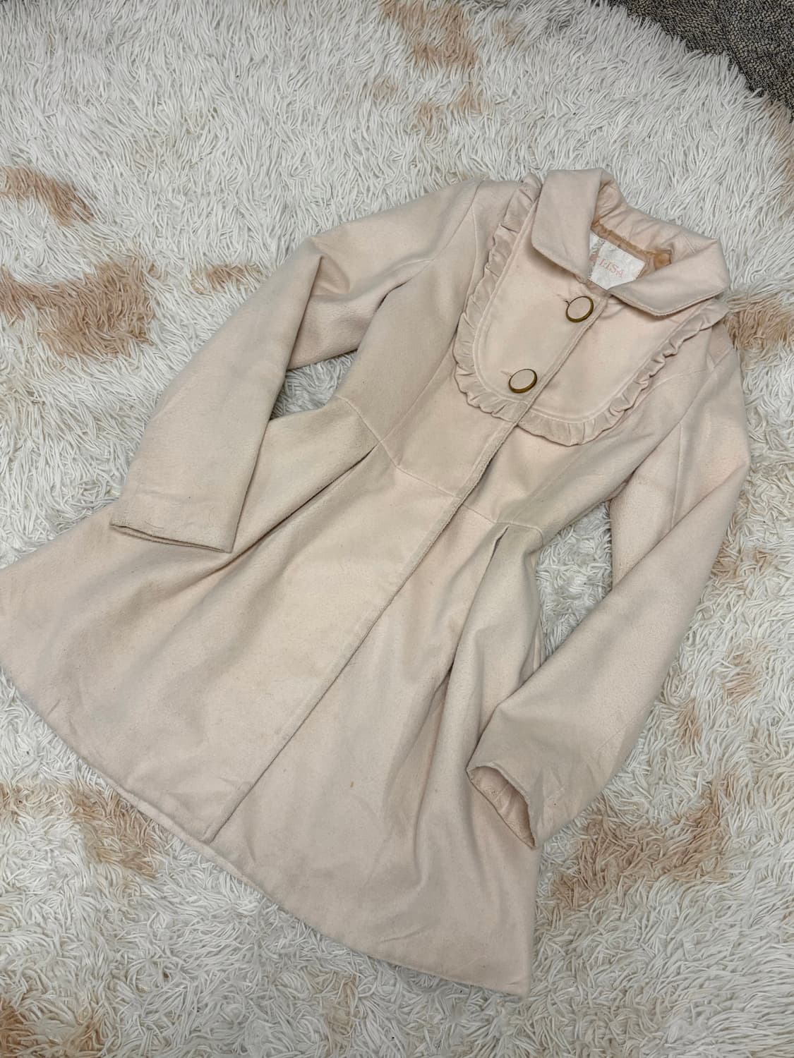 리즈리사 liz lisa 히메갸루 딸기우유 살구핑크 프릴코트 상품이미지4