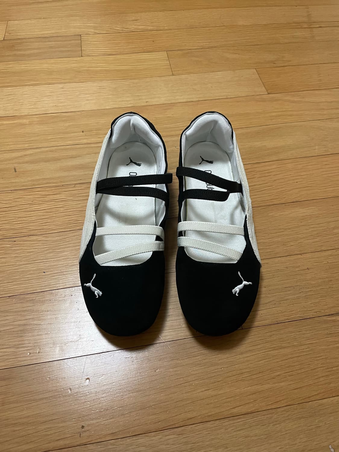 푸마 퓨마 스피드캣 발렛 발레 블랙 화이트 상품이미지4