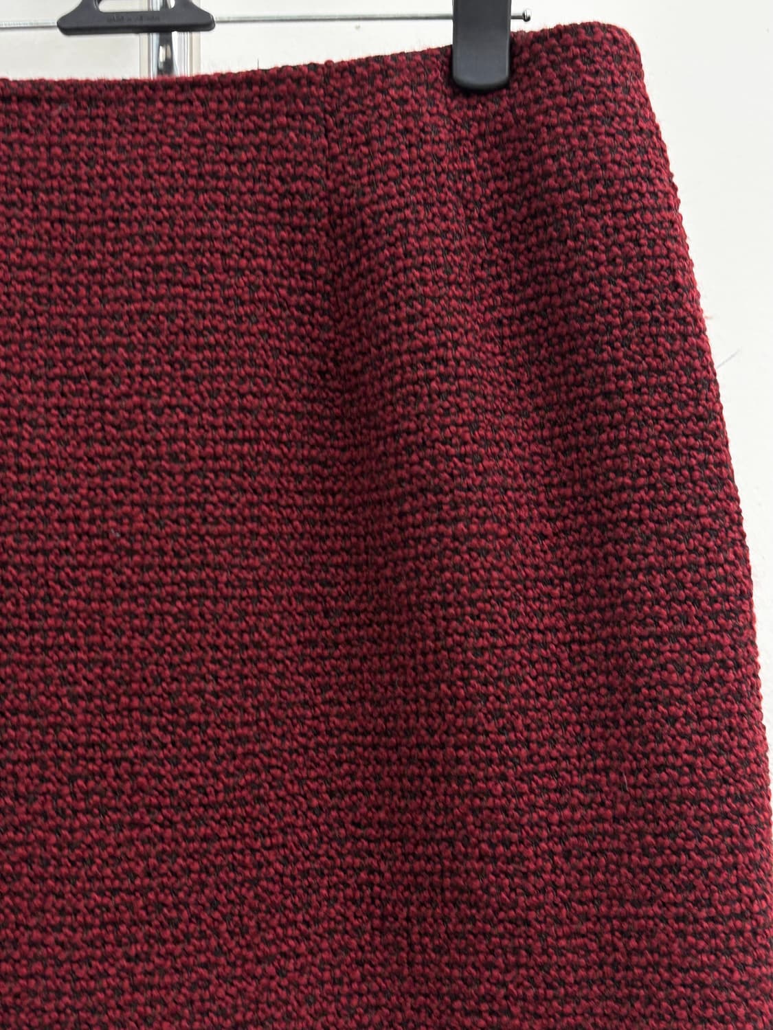 빈티지 버건디 미디 스커트 상품이미지5