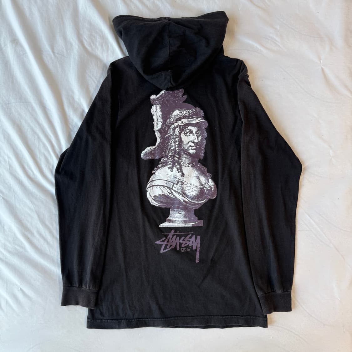 스투시 여인상 후드티 S 상품이미지5