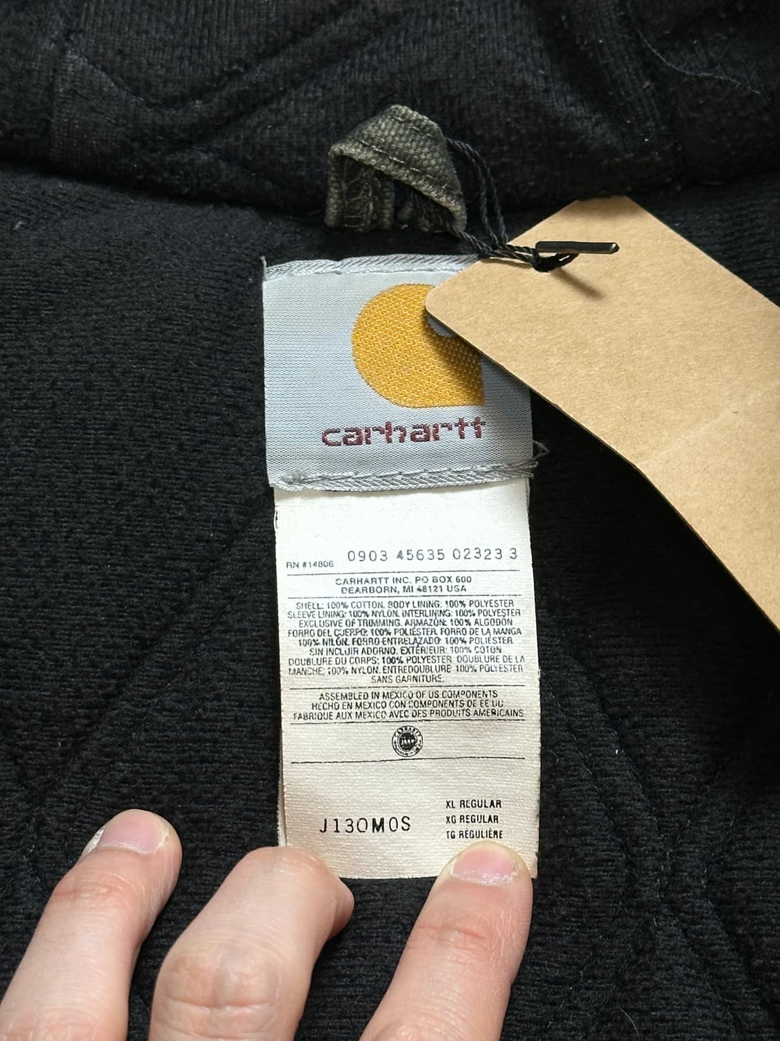 OG 칼하트 J130 액티브 자켓 칼하트 MOS 모스그린 구버전 상품이미지9