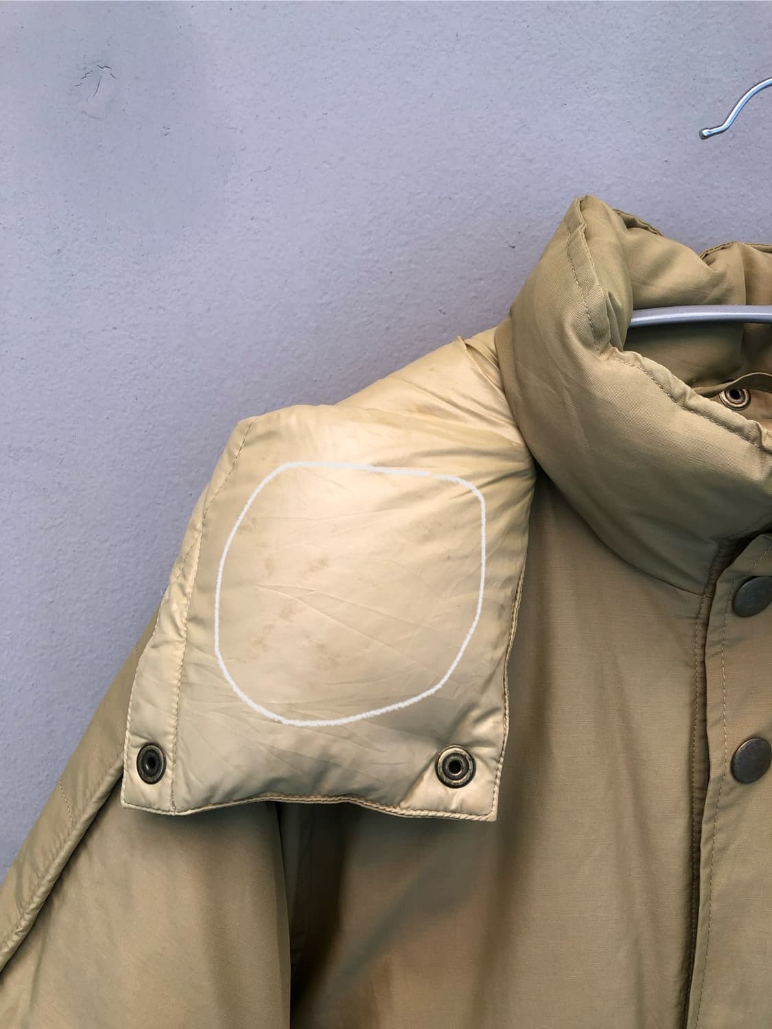 vintage long padding 상품이미지2