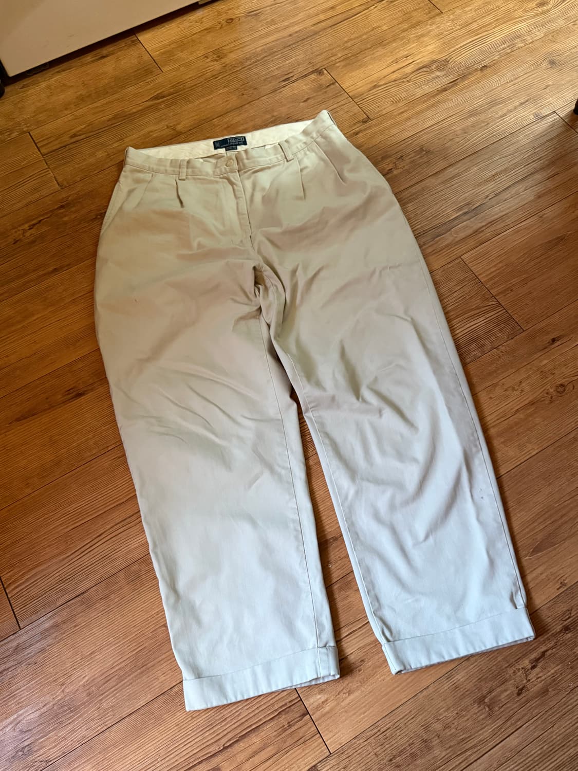 폴로 랄프로렌 투턱 치노 팬츠 베이지 34/30 상품이미지1