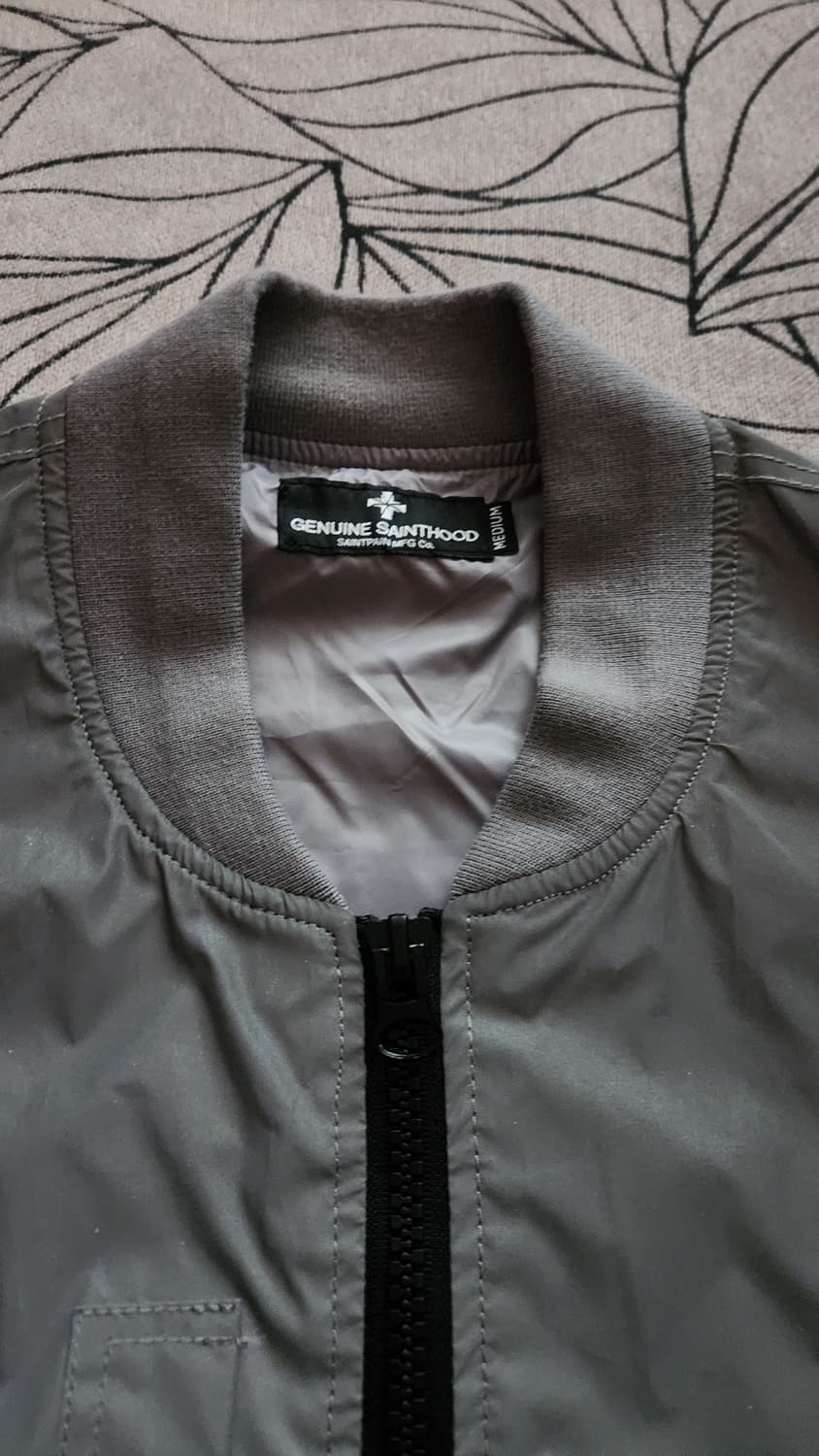 SAINTPAIN 실버 리플렉티브 ma-1 자켓 M사이즈 105추천 상품이미지2