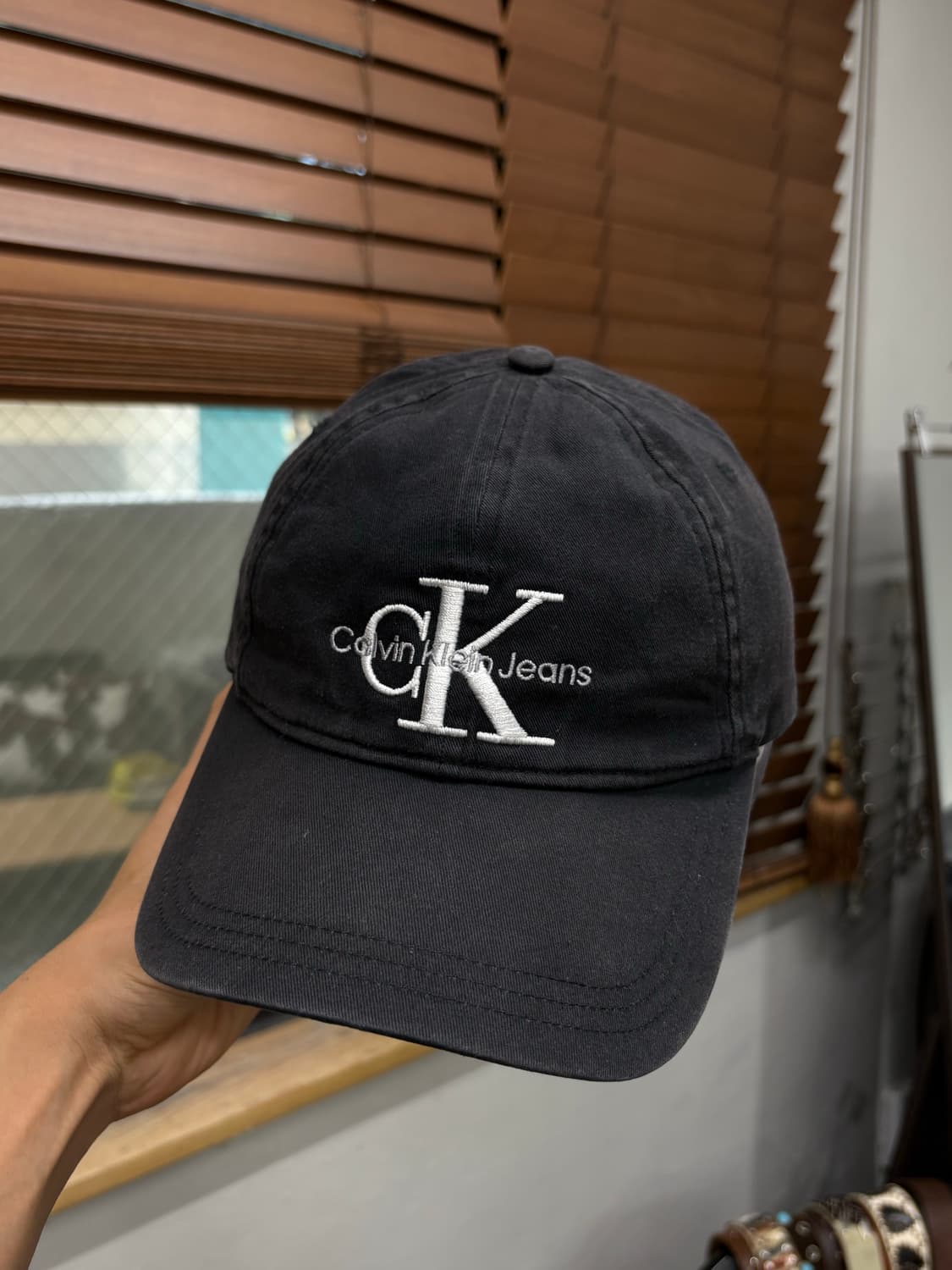 CK 캘빈클라인 로고 볼캡 모자 상품이미지1