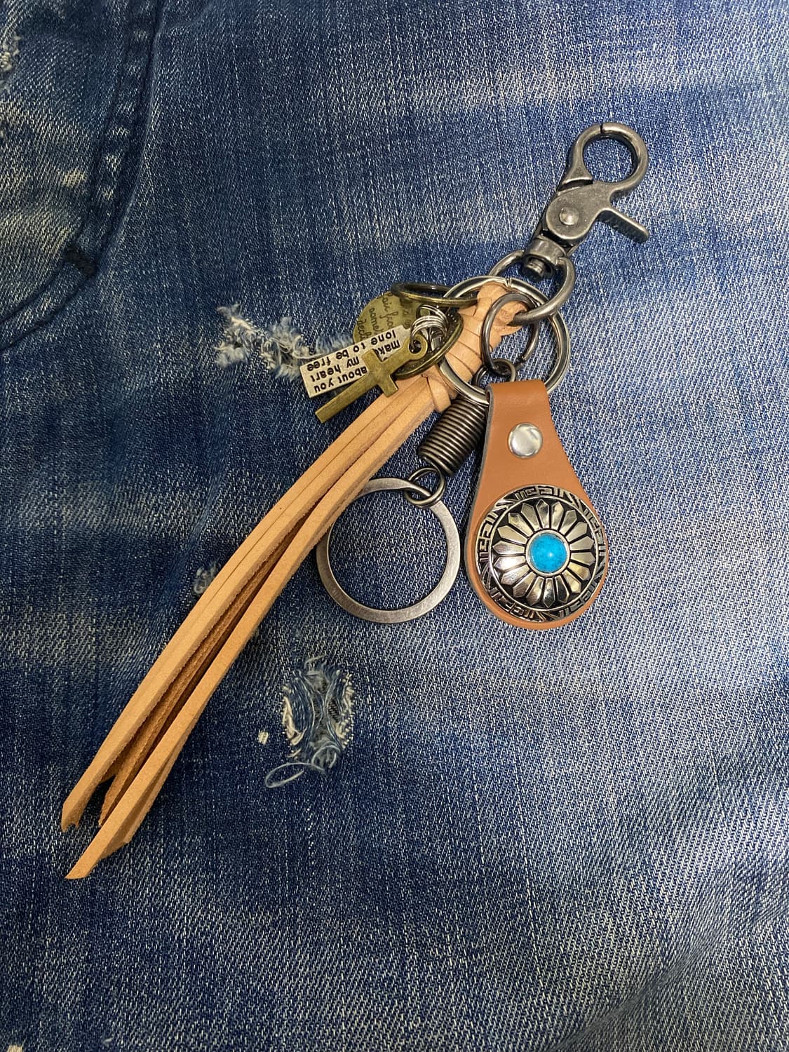 웨스턴 무드 태슬 키링 상품이미지3