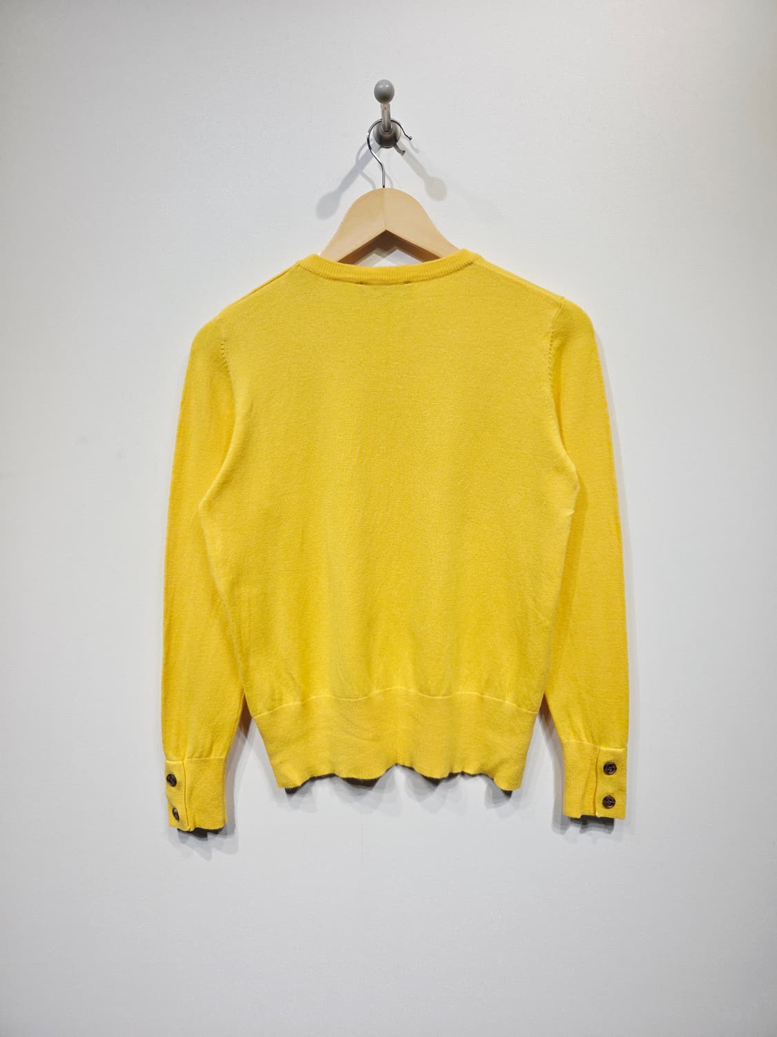 아쿠아스큐텀 런던 실크 혼방 라운드 니트 옐로우 상품이미지6