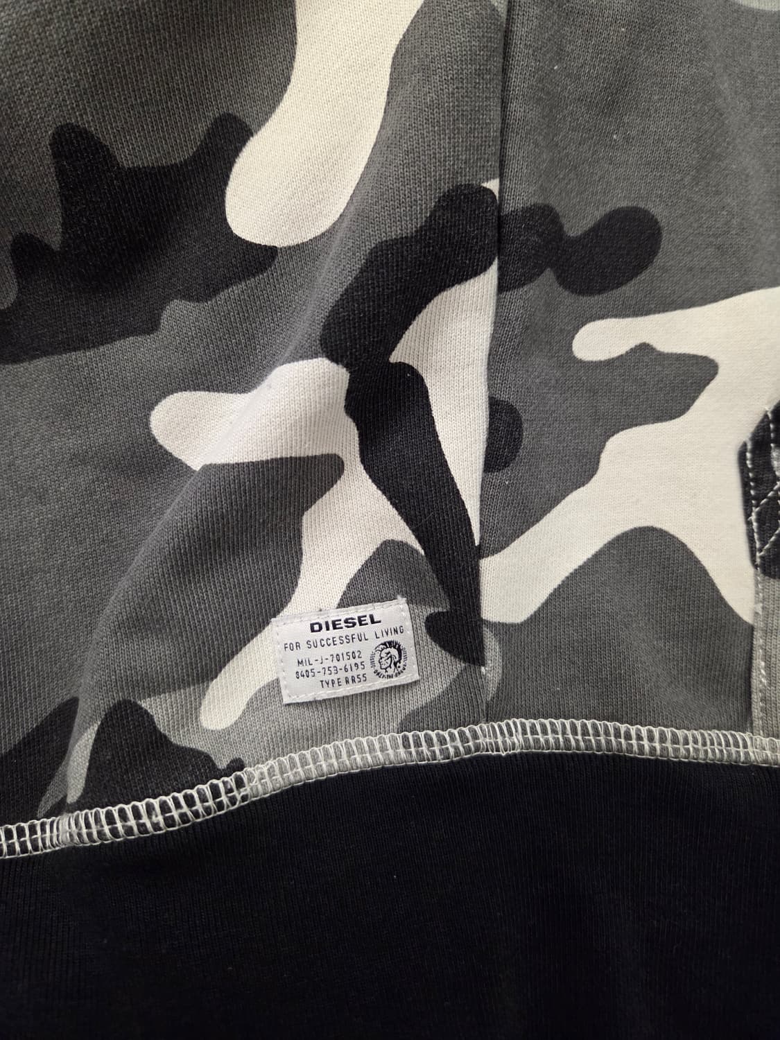 디젤 카모플라쥬 후드집업 상품이미지7