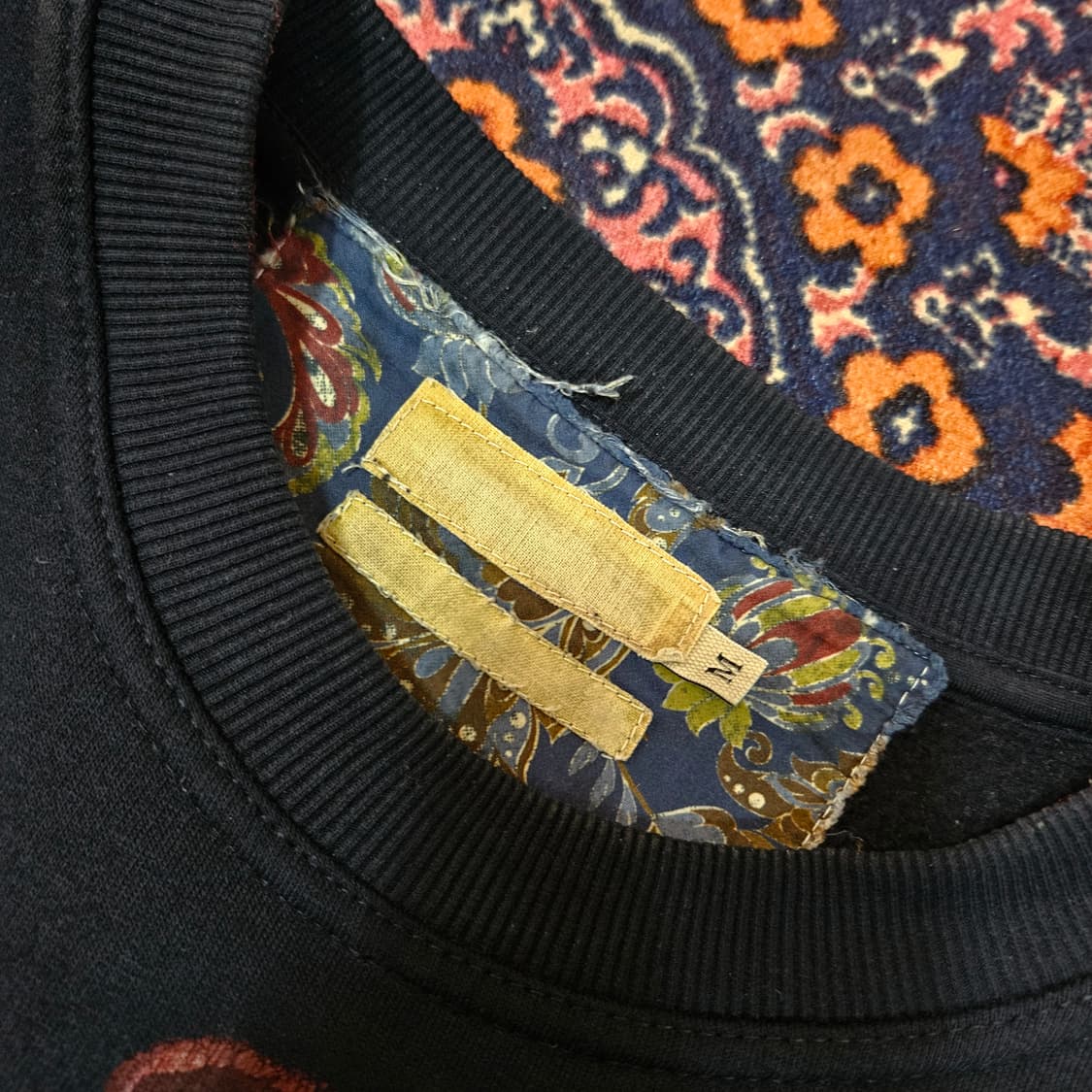 알렉산드로 게라르데 in Italy 19fw 핸드 프린팅 기모 맨투맨 상품이미지4