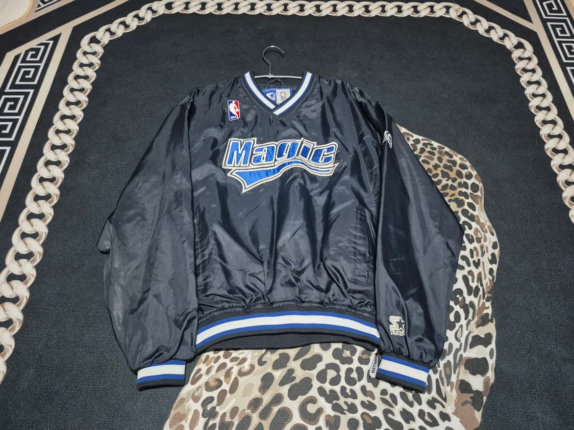 90's 스타터 X NBA 올랜도 매직 올드스쿨 웜업 XL 상품이미지2