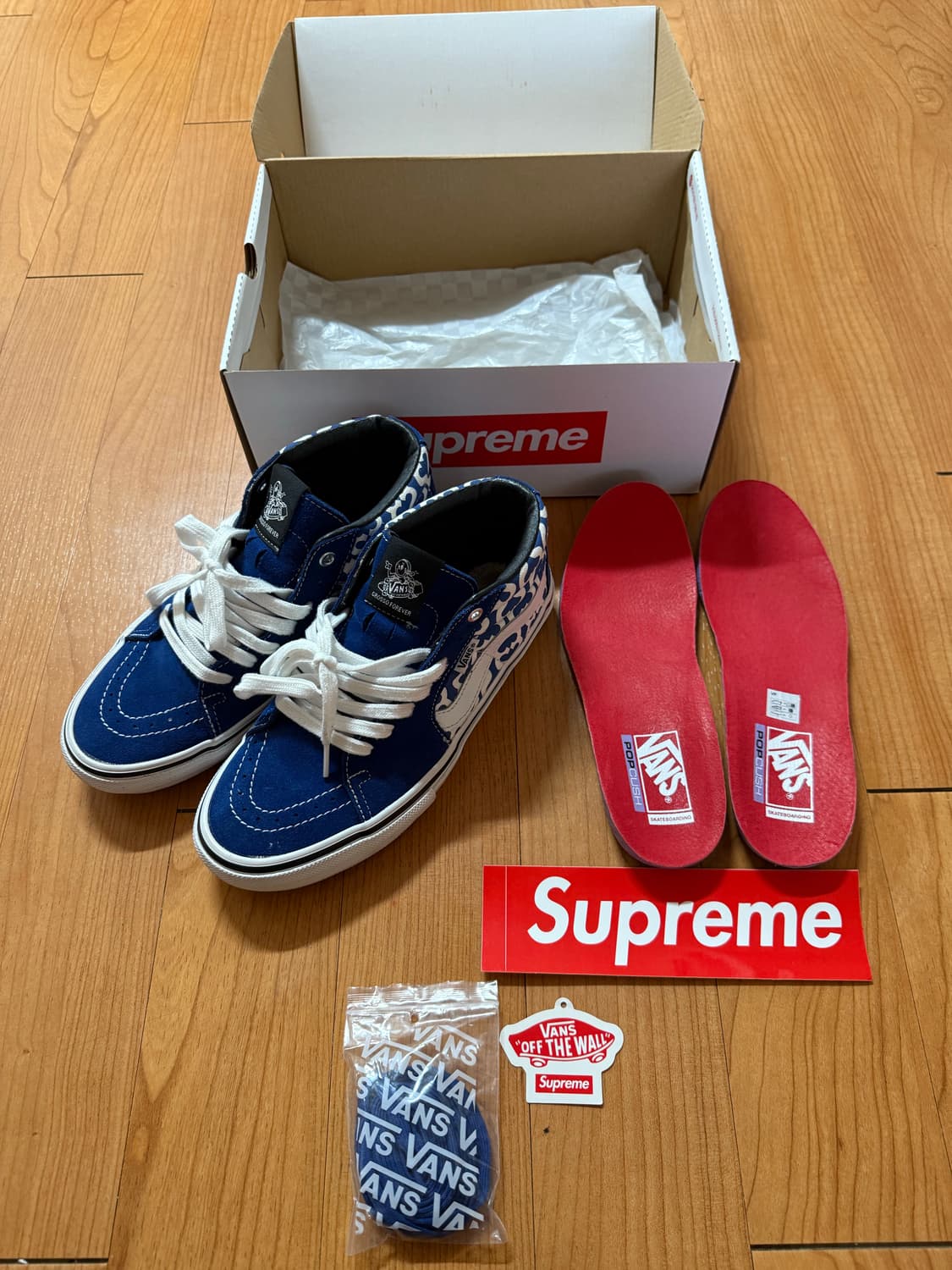 슈프림 21SS x 반스 스케이트 그로소 미드 모노그램 상품이미지1