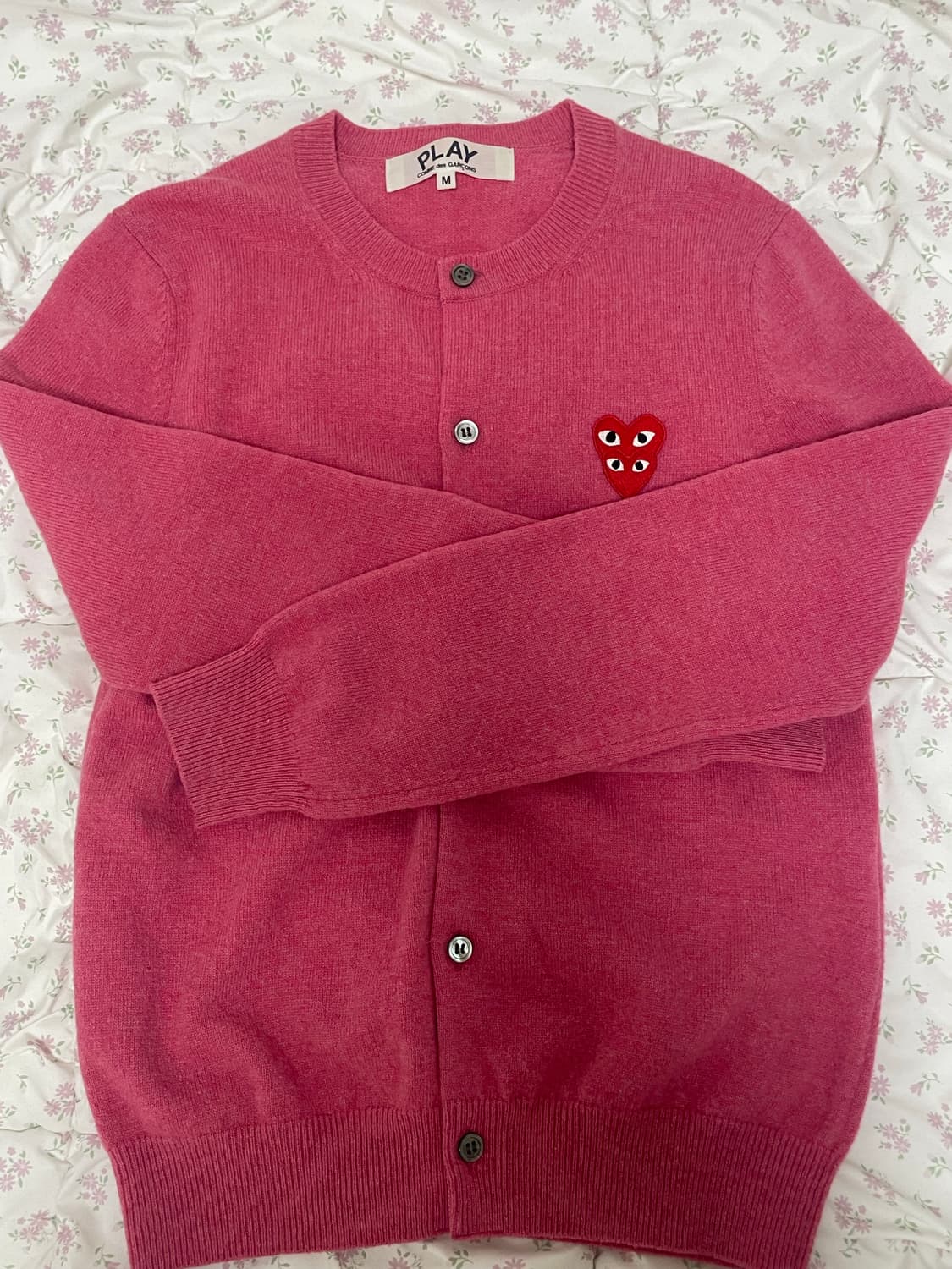 꼼데가르송 가디건 핑크 m 상품이미지1