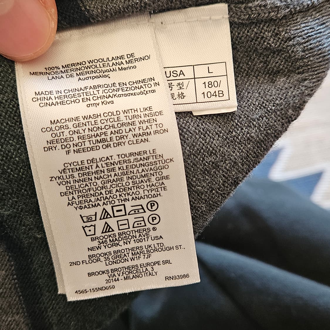 브룩스브라더스 울 스트라이프 니트 상품이미지6