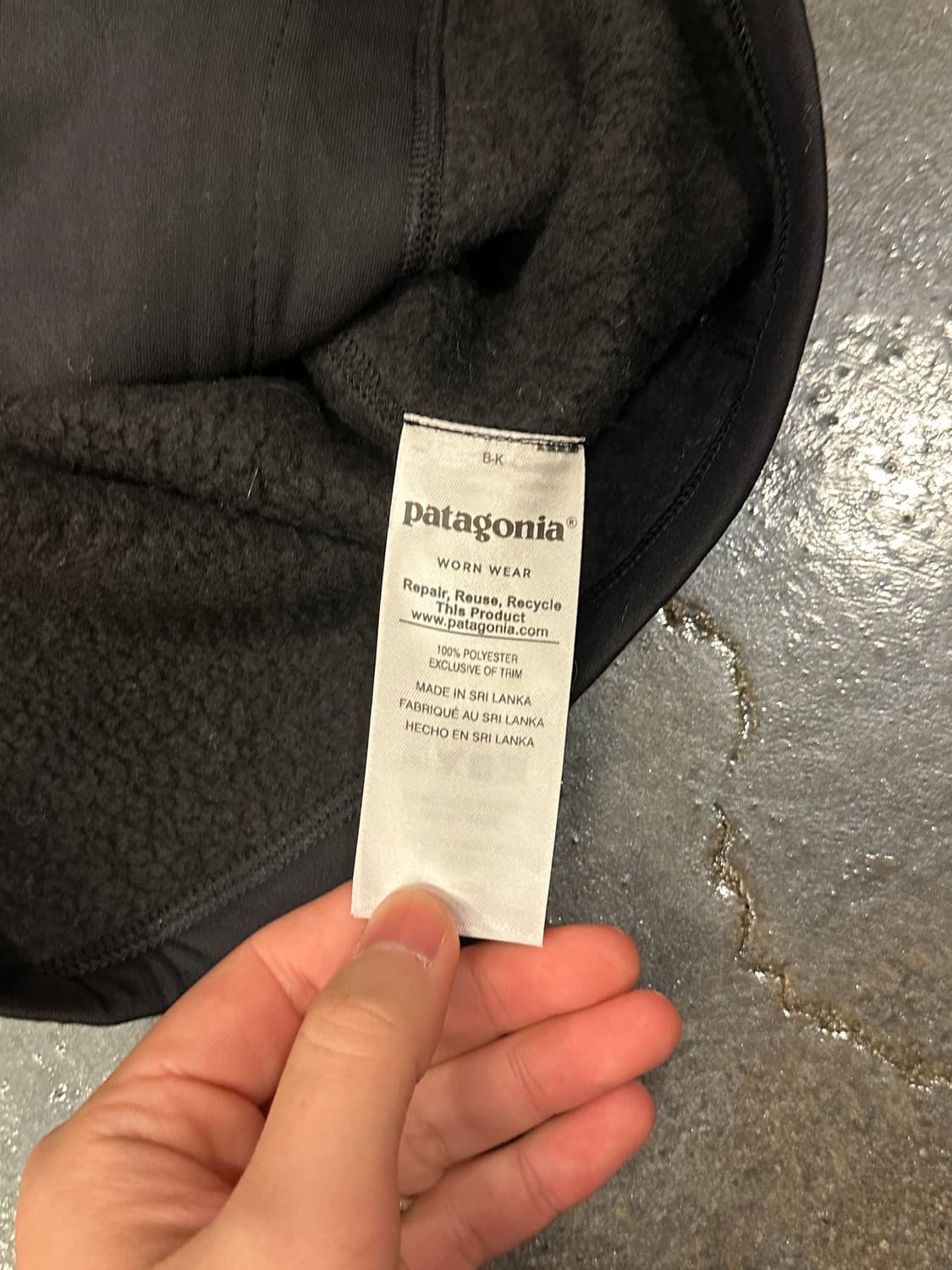 파타고니아 플리스 베스트 조끼 블랙 M 상품이미지5