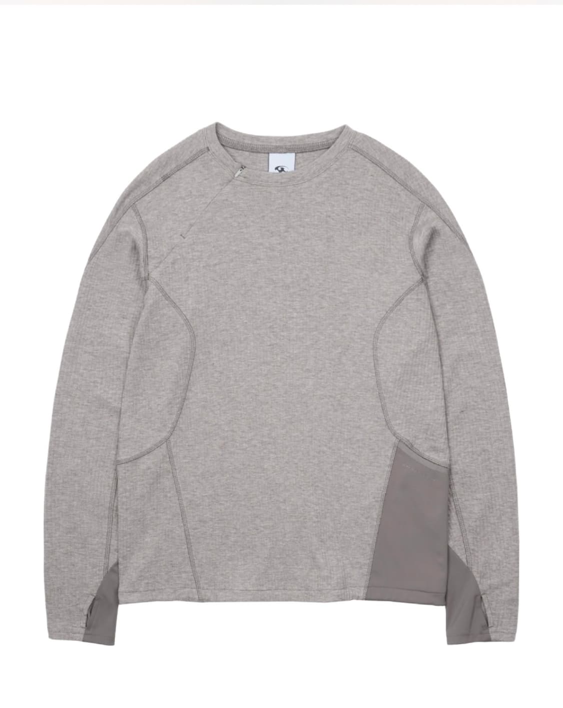 Size 4) 산산기어 리브드 롱슬리브 애쉬 핑크 (착용만 한 새상품) 상품이미지1