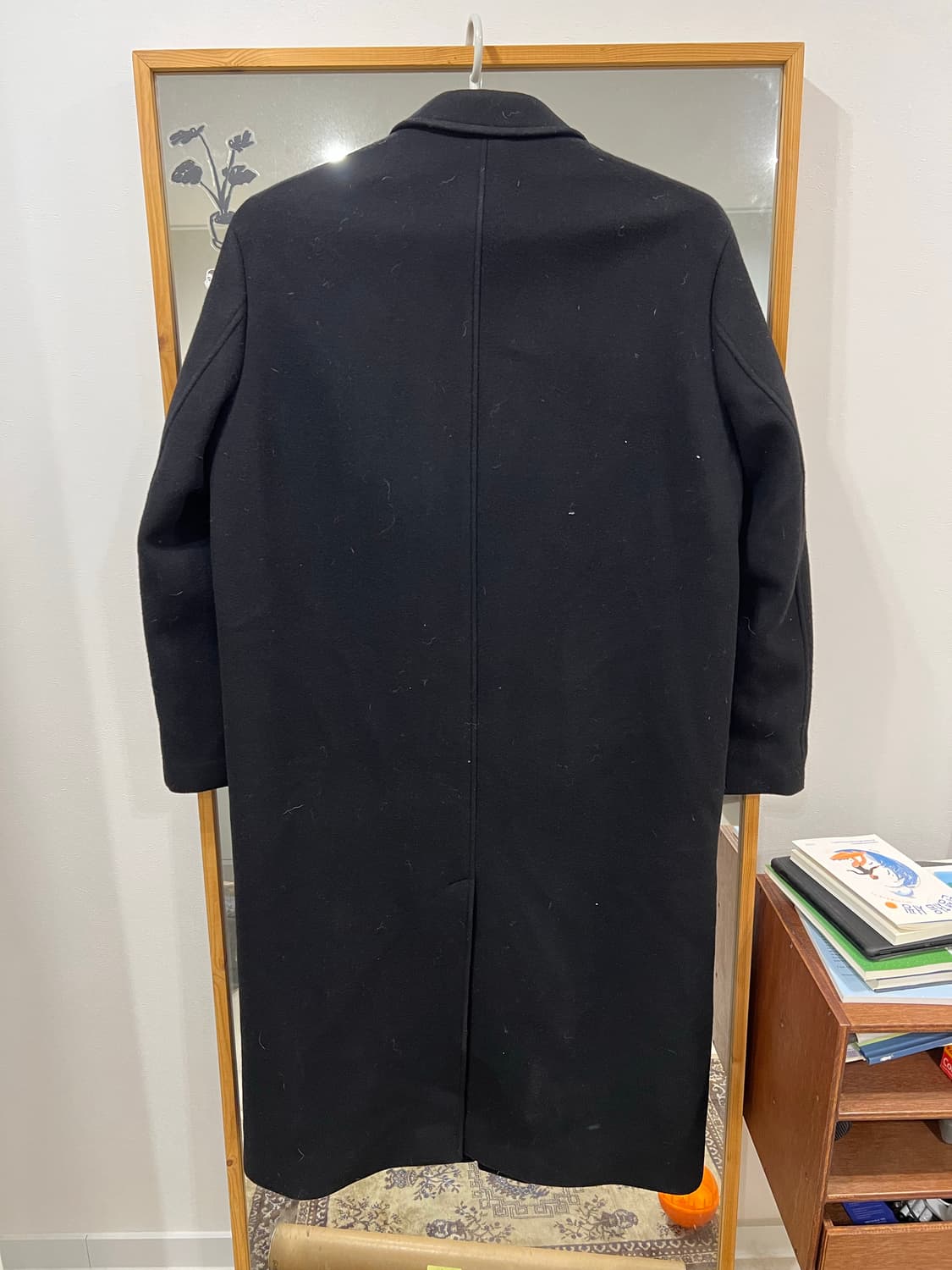 비바스튜디오 캐시미어 혼방 코트 XL 블랙 상품이미지2