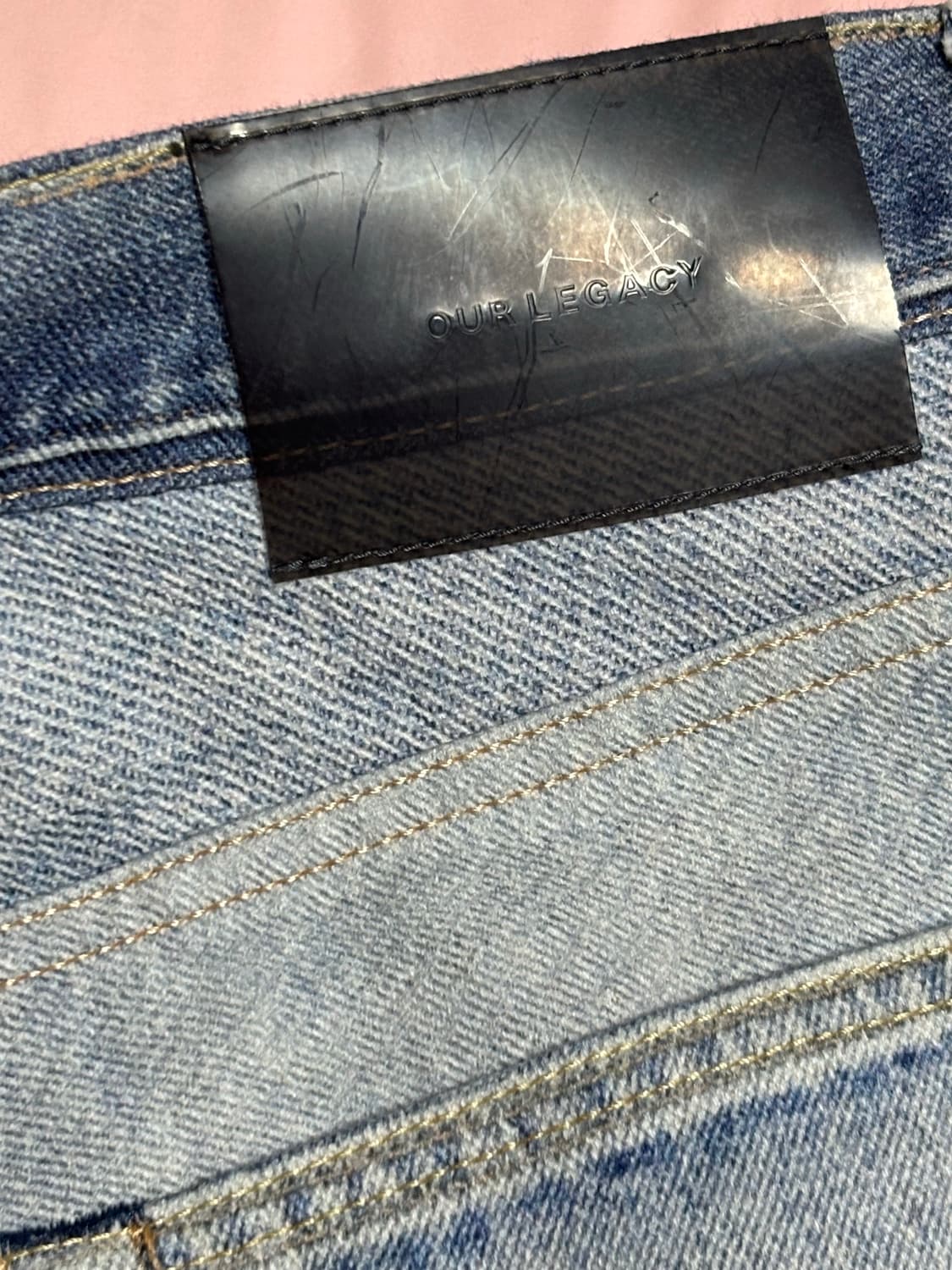 아워레가시 써드컷 디지털 데님 프린트바지 상품이미지4