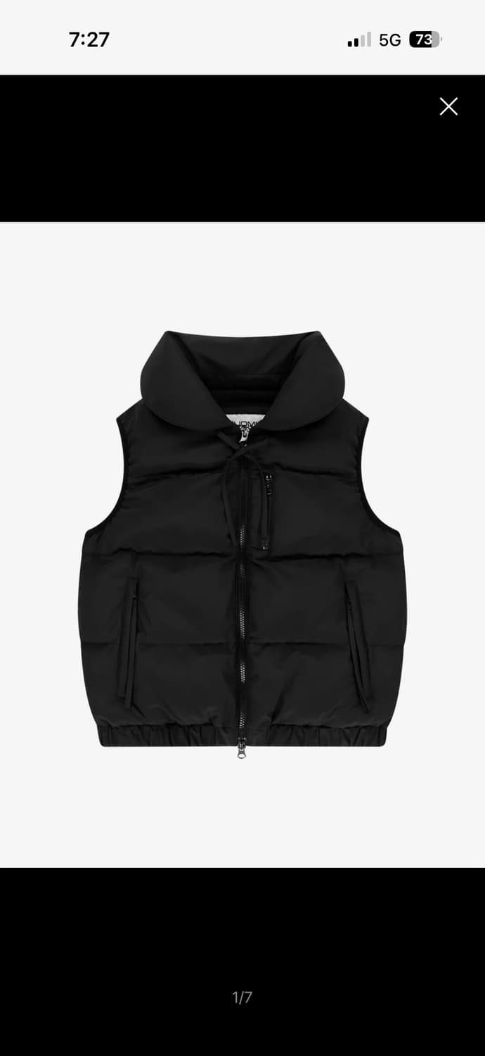 뚜오미오 패딩조끼  STRAP PUFFER VEST 새상품 2사이즈 상품이미지1