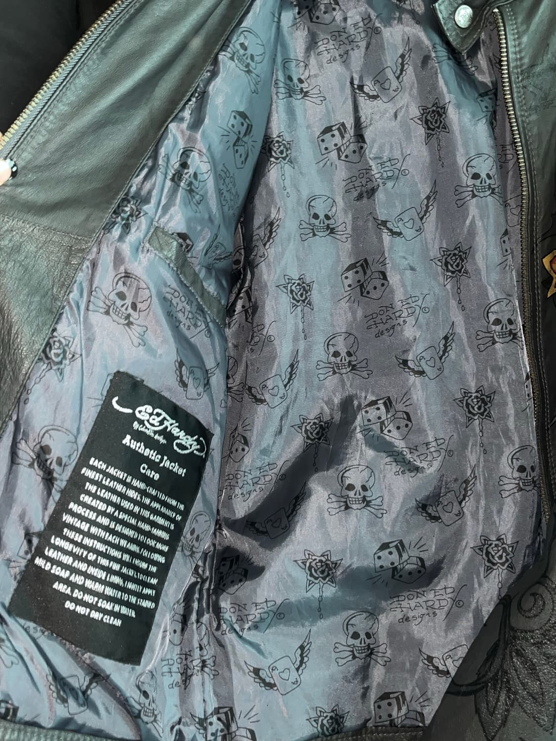 에드하디 레더 자켓 상품이미지6