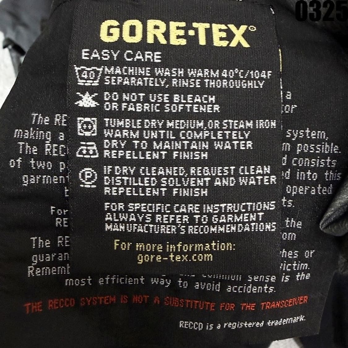 아크테릭스 고어텍스 후드 자켓 M 0325  상품이미지7
