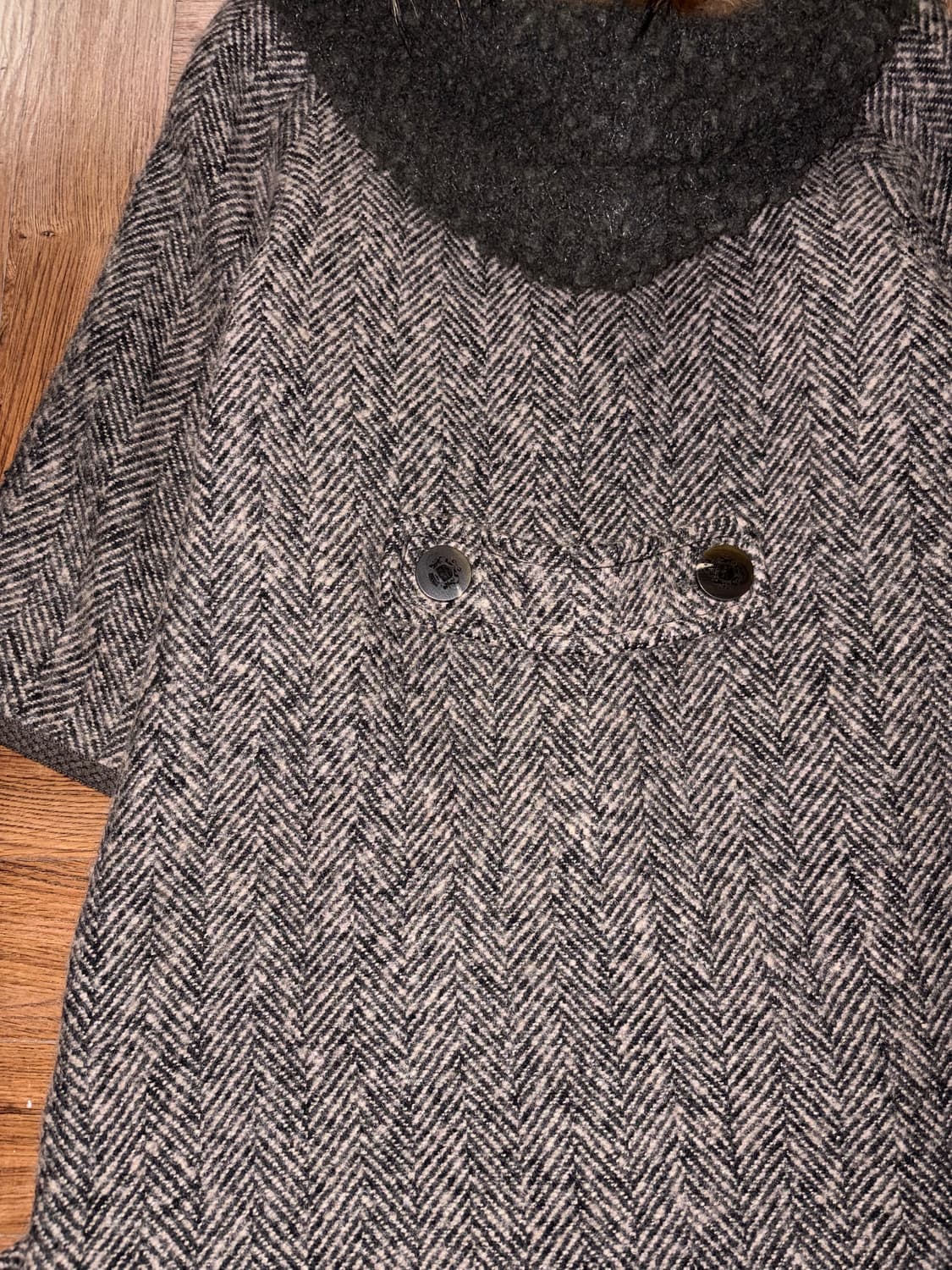 빈티지 떡볶이 모직 코트 상품이미지10