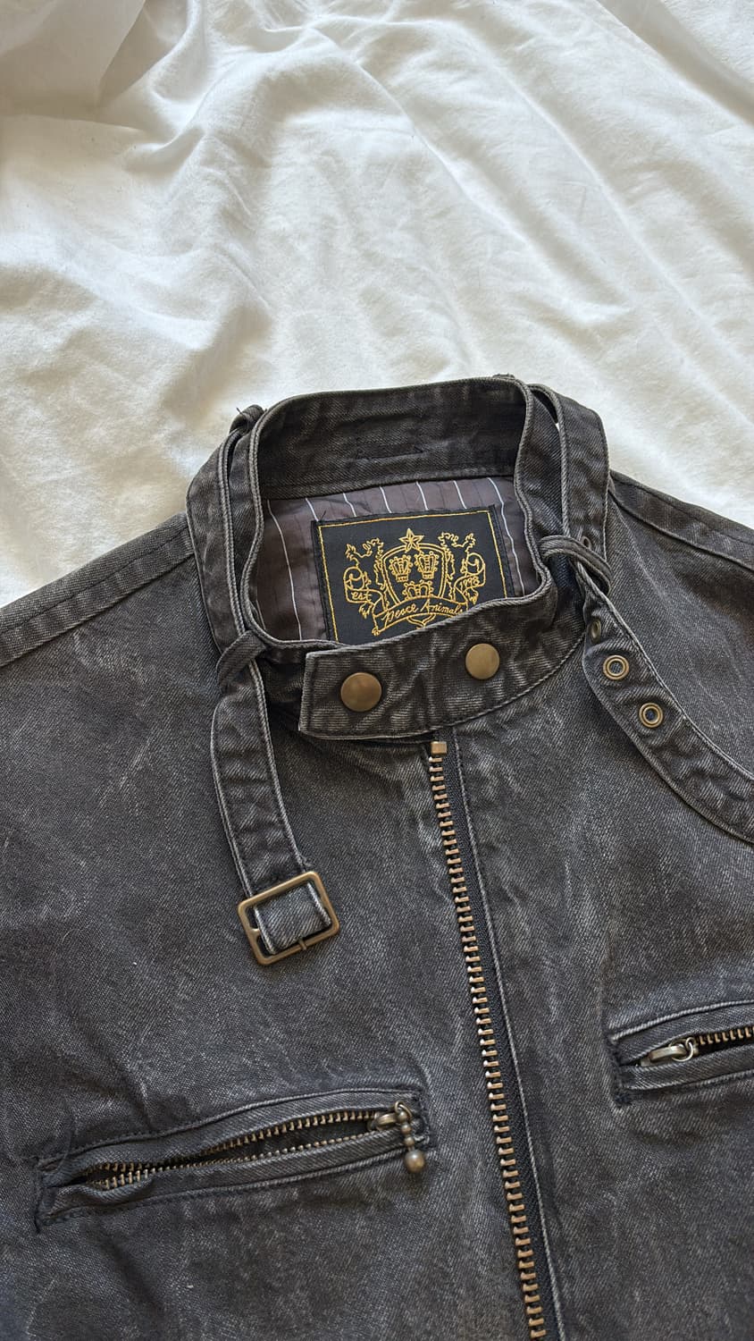 90's Peace Animals Denim Rider 상품이미지6