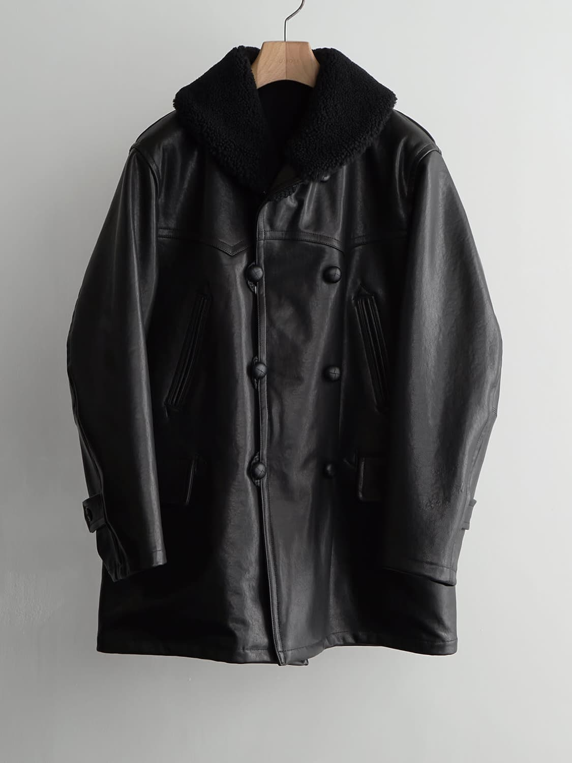 25AW 코모리(COMOLI) 램레더 캐나디안 코트 상품이미지1