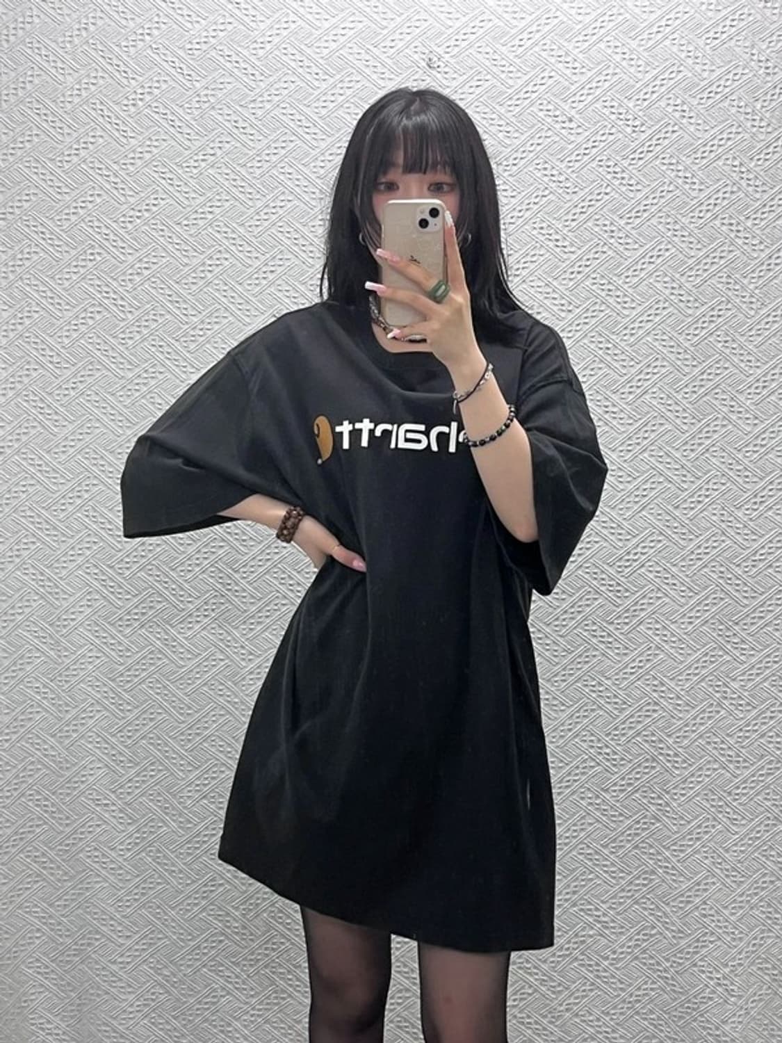 칼하트 레트로 캐주얼 빅로고 오버핏 반팔티 2XL C12210 상품이미지2
