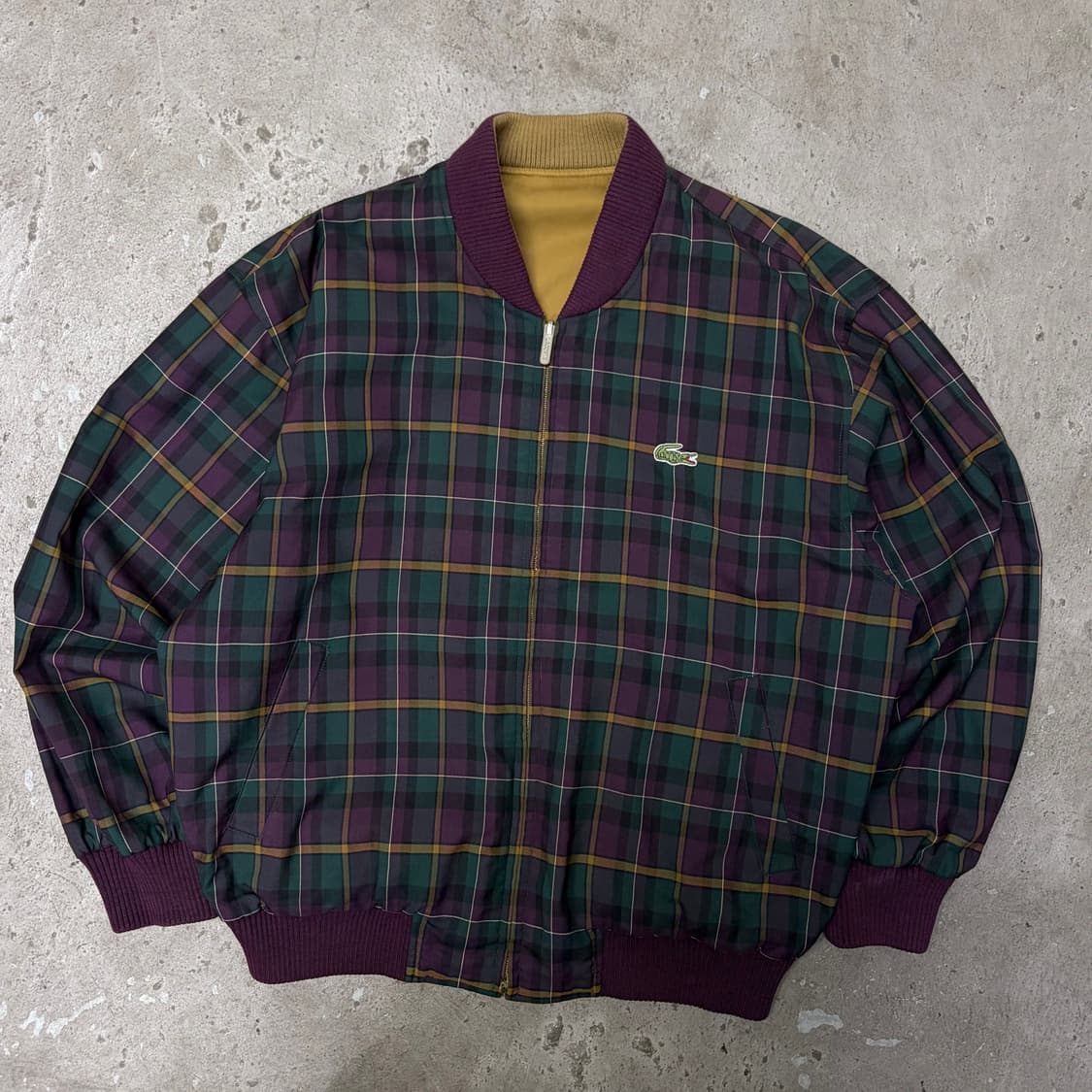 라코스테 체크 리버시블 자켓[2005] 상품이미지1