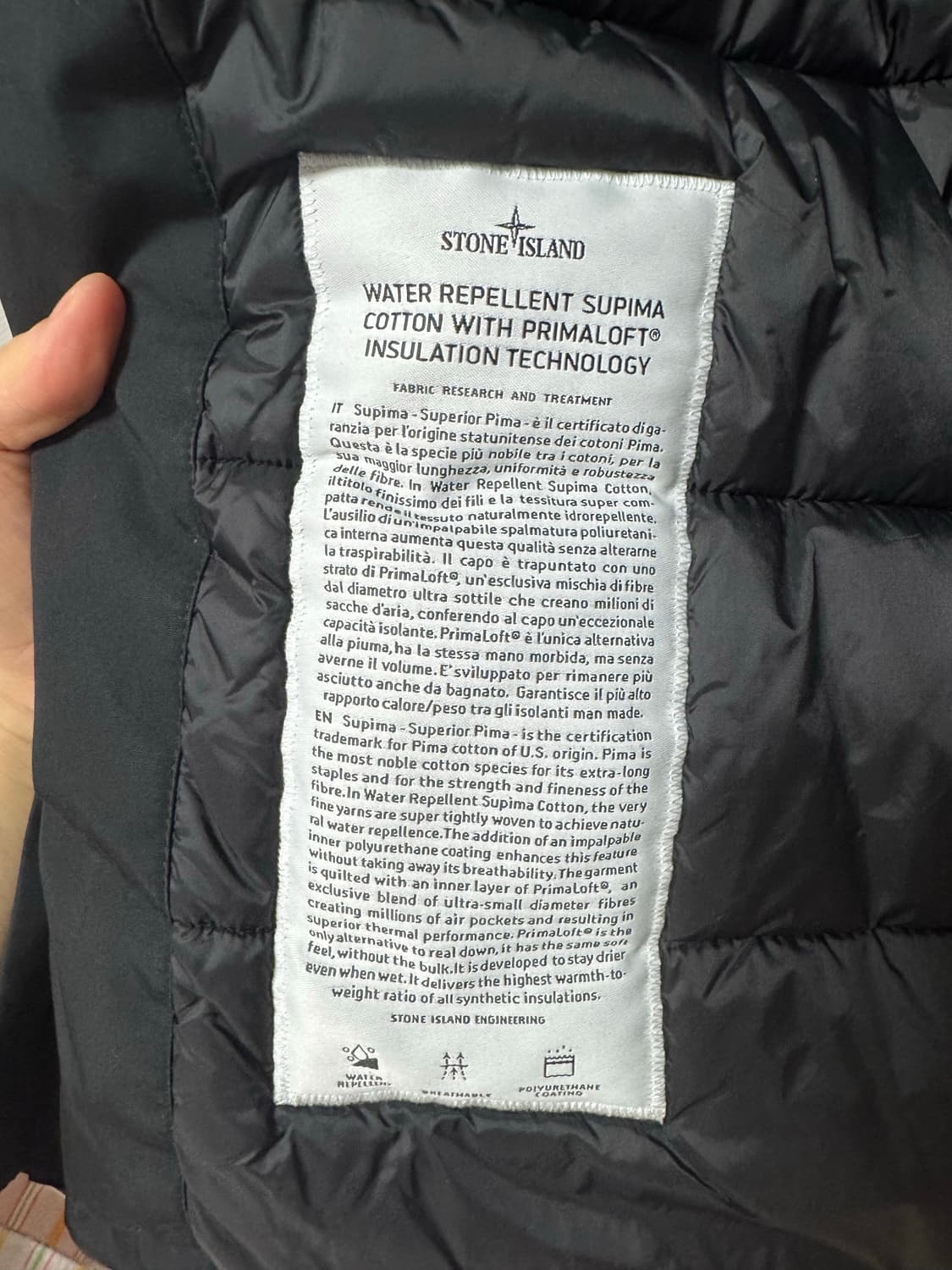 스톤아일랜드 프리마로프트 패딩 M 상품이미지8